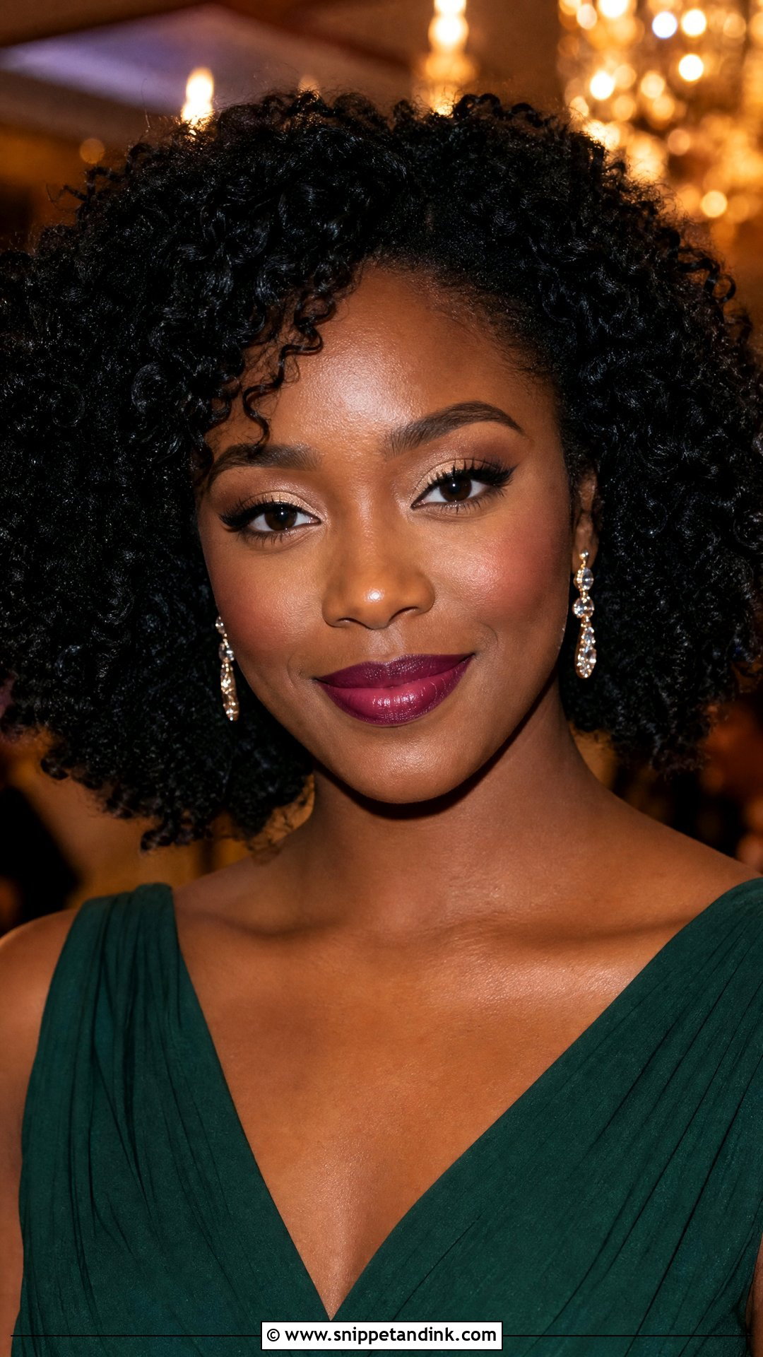 Berry Lip Wedding Guest Makeup - Snippet and Ink - 20 Easy Wedding Guest Makeup Ideas