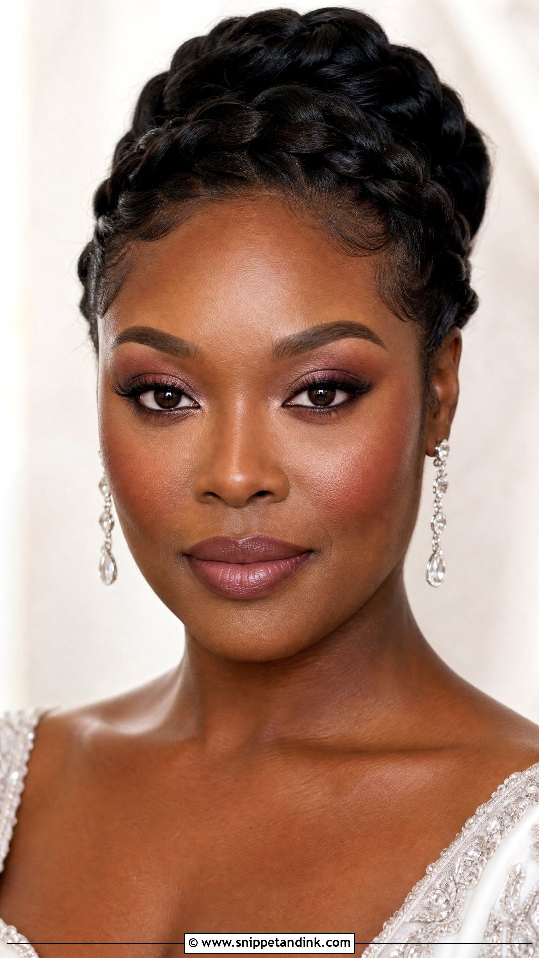 Berry Nude Black Bridal Makeup - Snippet and Ink - 20 Black Bridal Makeup Dark Skin Natural Looks