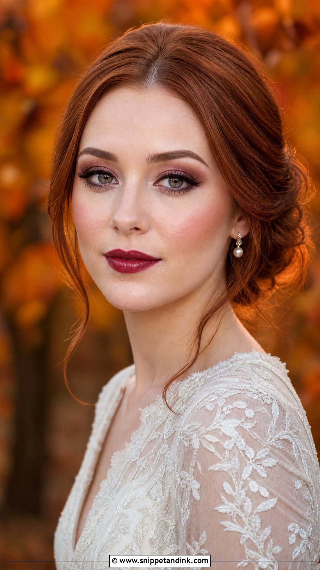 Berry Wedding Makeup - Snippet and Ink - 20 Wedding Makeup Aesthetic Ideas