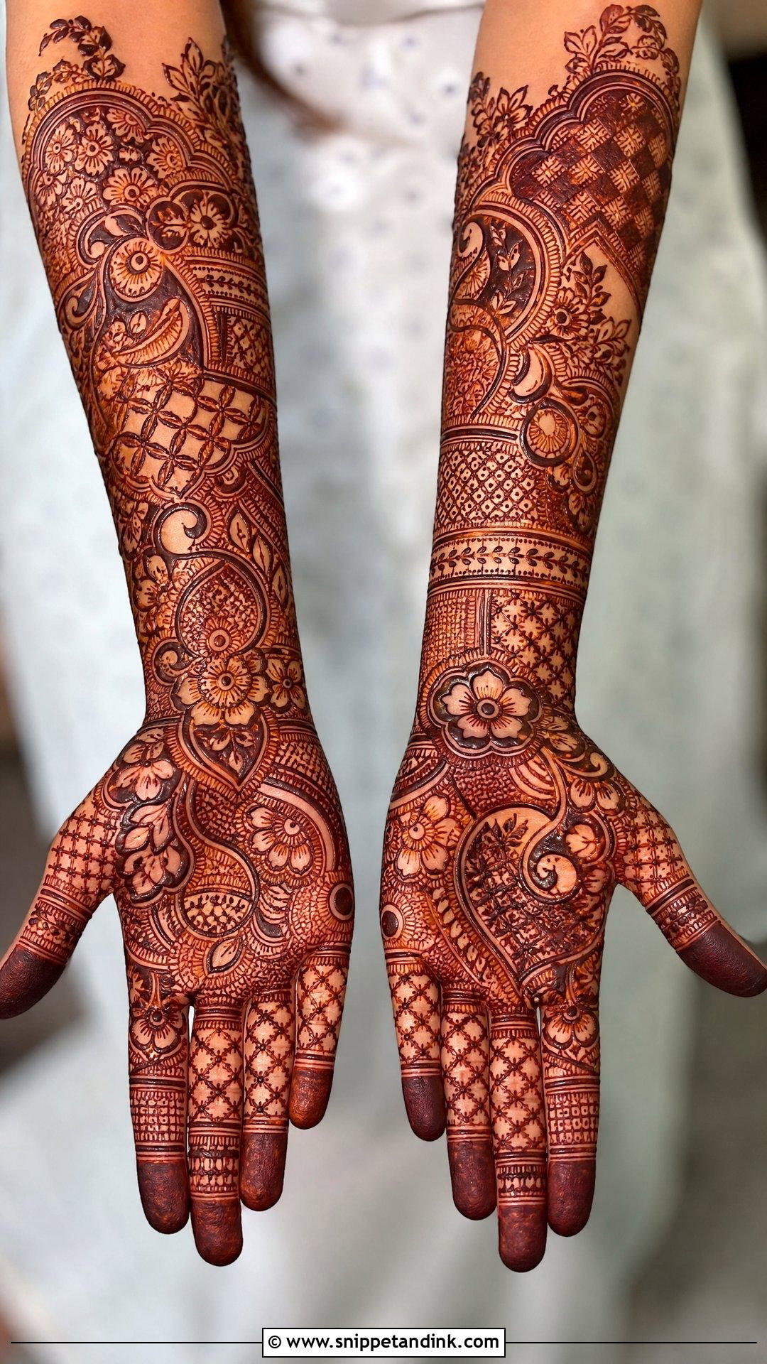 Bharwa Dulhan Mehndi Design - Snippet and Ink - 30 Dulhan Mehndi Designs Indian Weddings