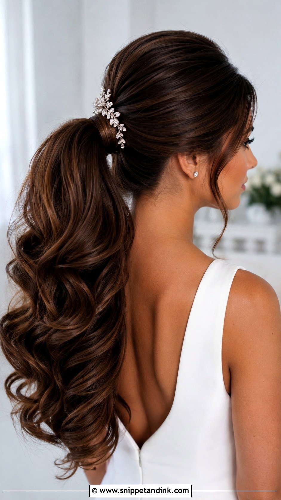 Big Bridal Ponytail - Snippet and Ink - 15 Volume Bridal Hair Ideas