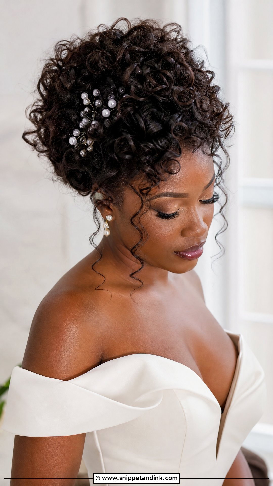 Big Curly Wedding Updo - Snippet and Ink - 15 Big Hair Wedding Ideas