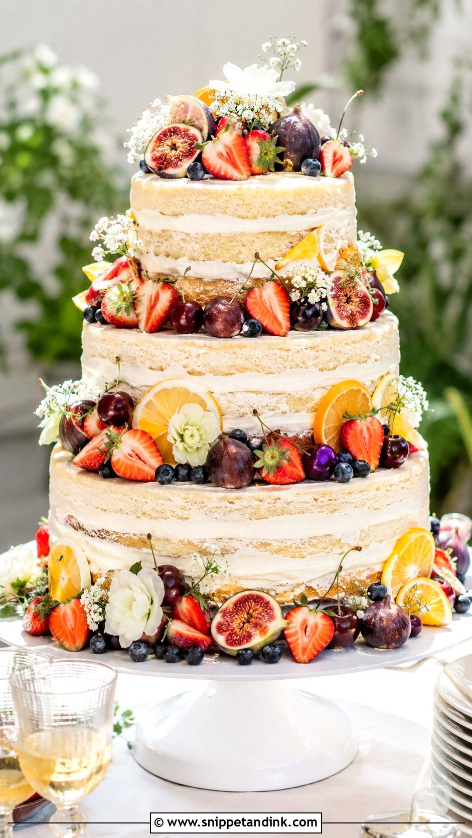 Big Fruit Wedding Cake - Snippet and Ink - 20 Big Wedding Cakes