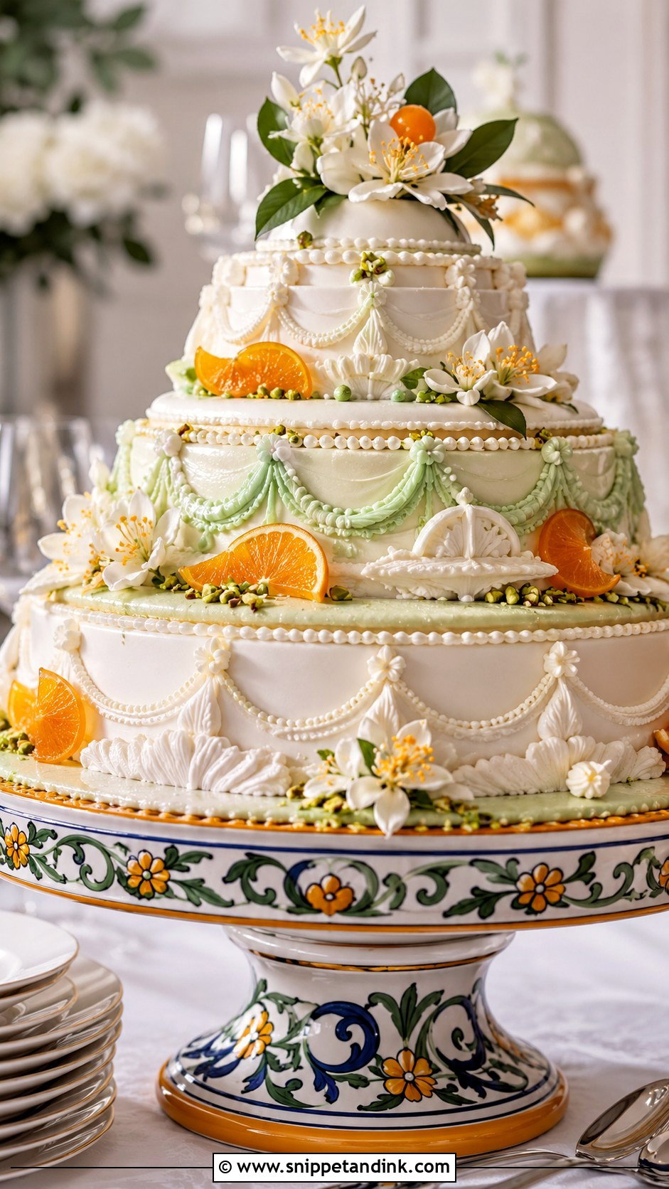 Big Italian Cassata Wedding Cake - Snippet and Ink - 30 Big Italian Wedding Cake Ideas