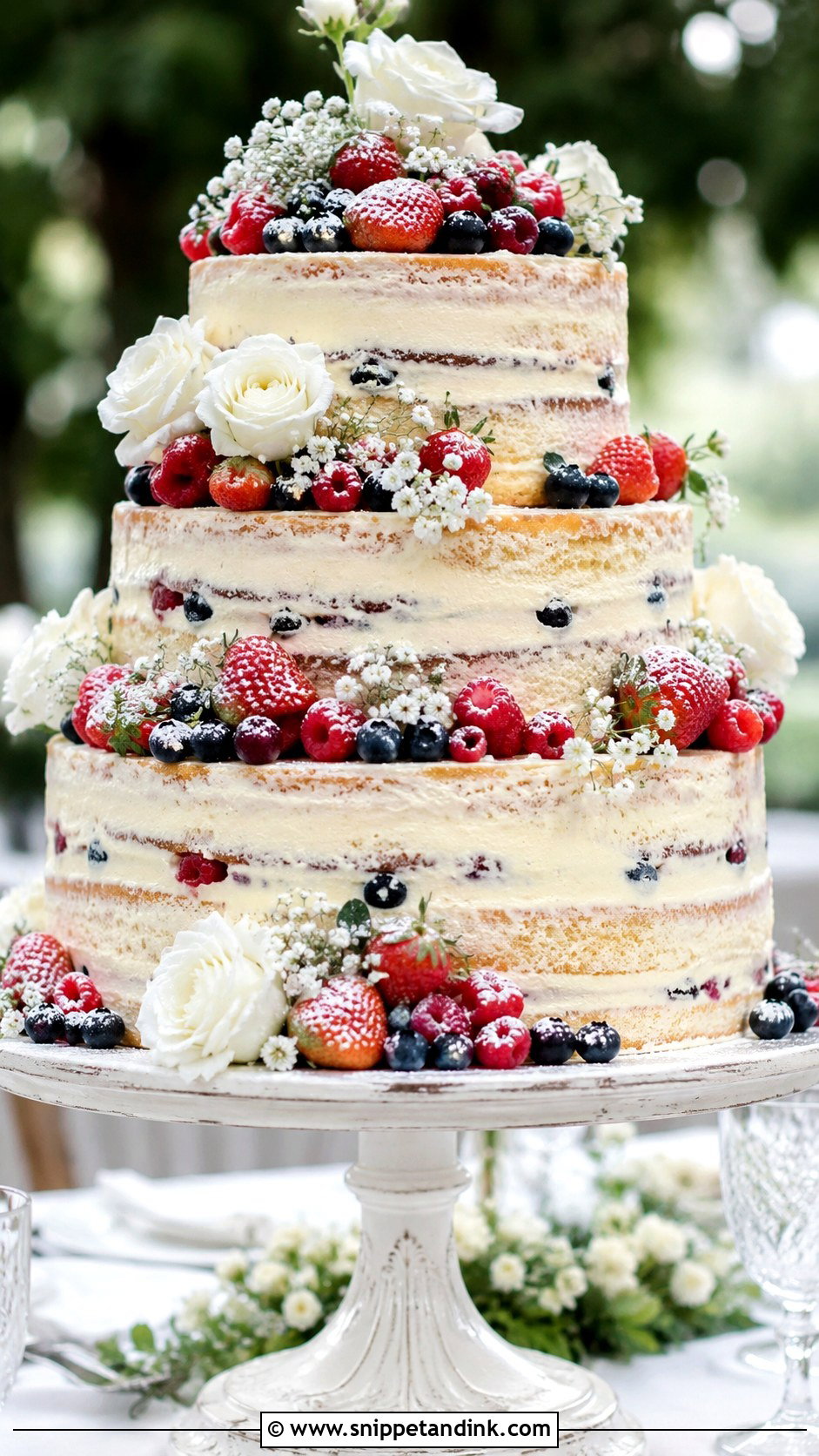 Big Italian Sponge Wedding Cake - Snippet and Ink - 30 Big Italian Wedding Cake Ideas