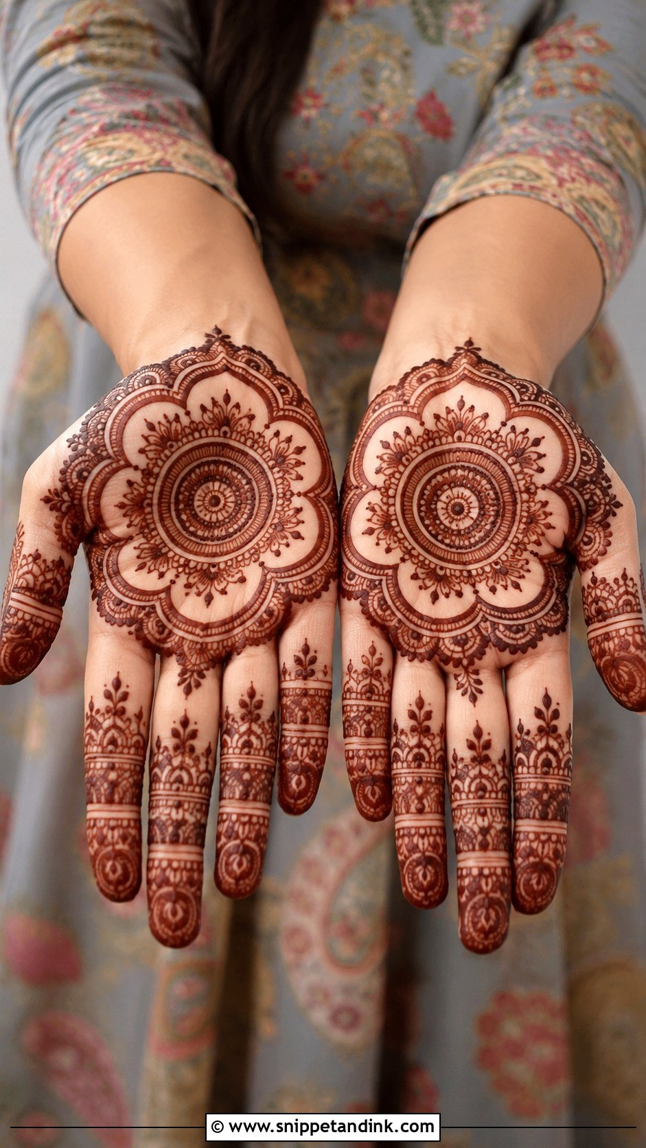 Big Mandala Mehndi Design - Snippet and Ink - 35 Mandala Mehndi Design Ideas