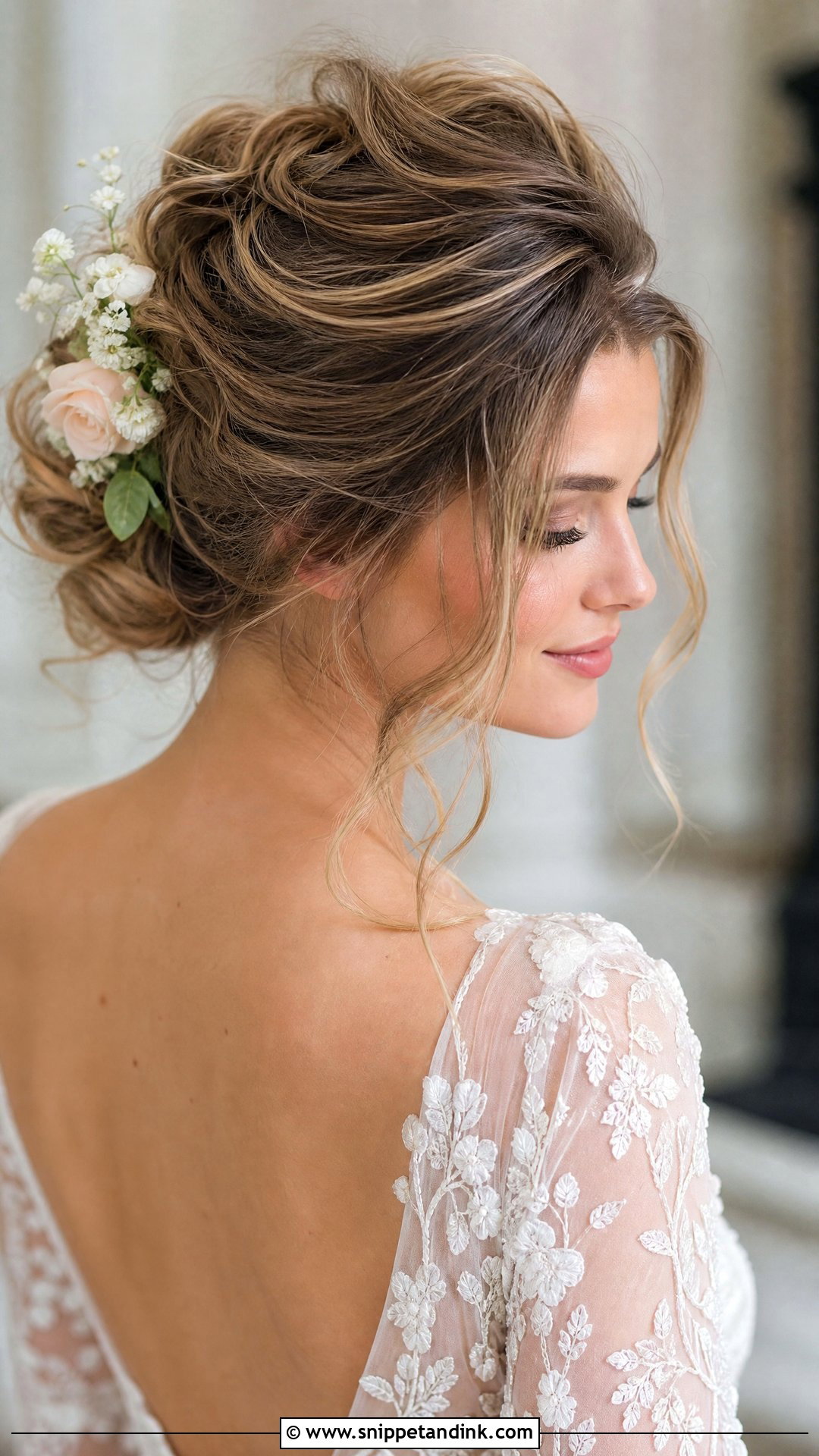 Big Romantic Loose Updo - Snippet and Ink - 20 Big Bridal Hair Ideas