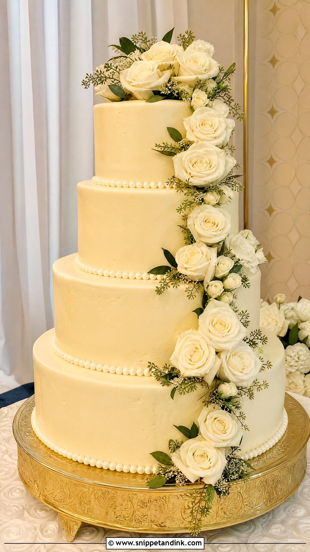 Big Round Wedding Cake - Snippet and Ink - 30 Big Cake Ideas for Wedding