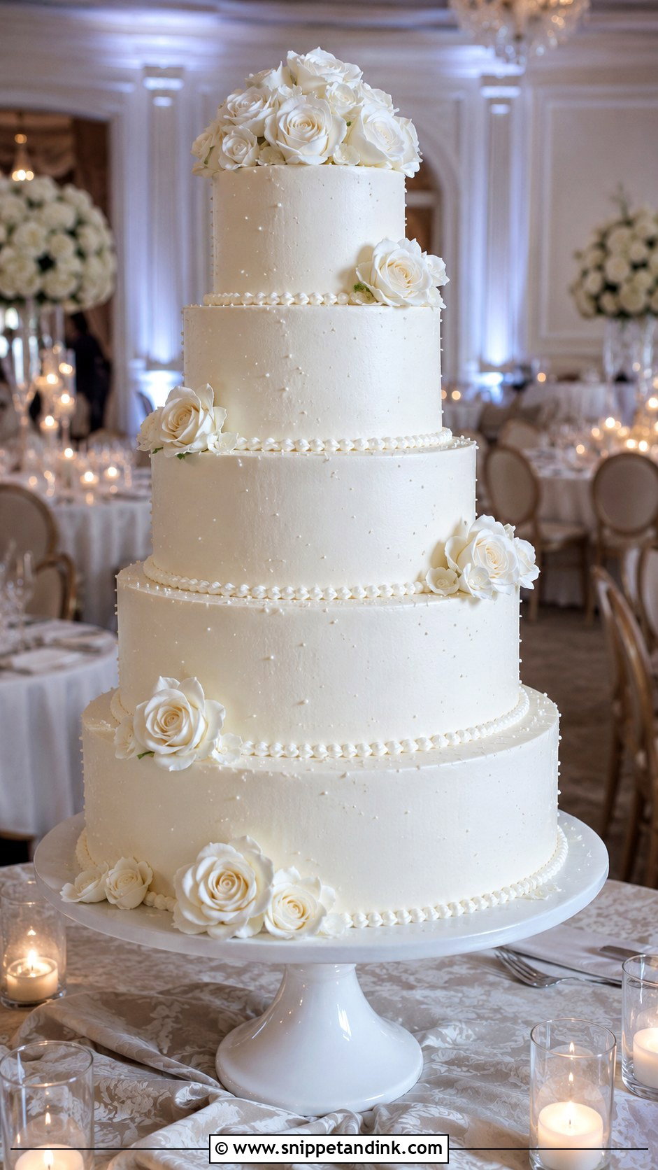 Big Round Wedding Cake - Snippet and Ink - 20 Big Wedding Cakes