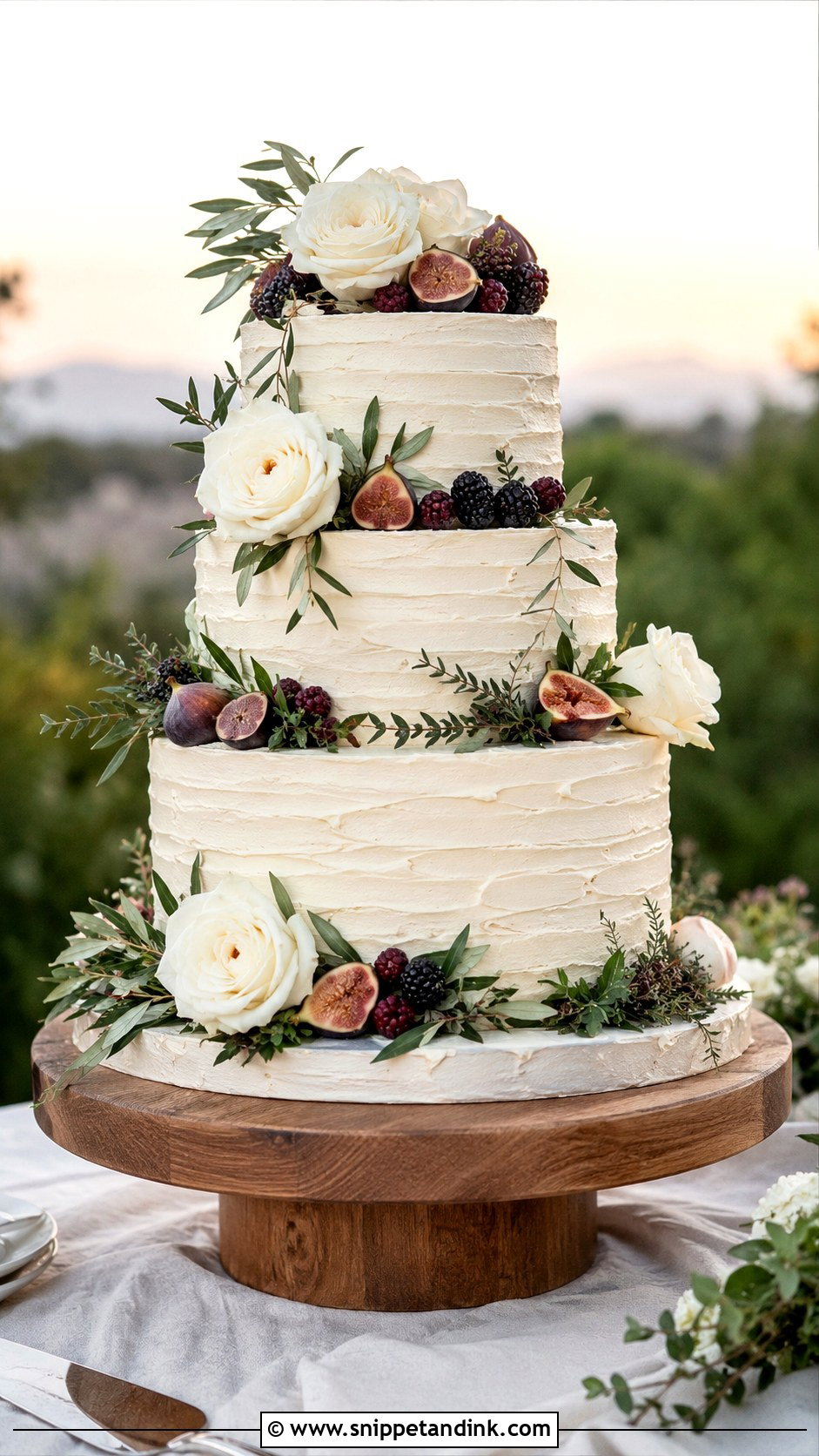 Big Rustic Wedding Cake - Snippet and Ink - 20 Big Wedding Cakes