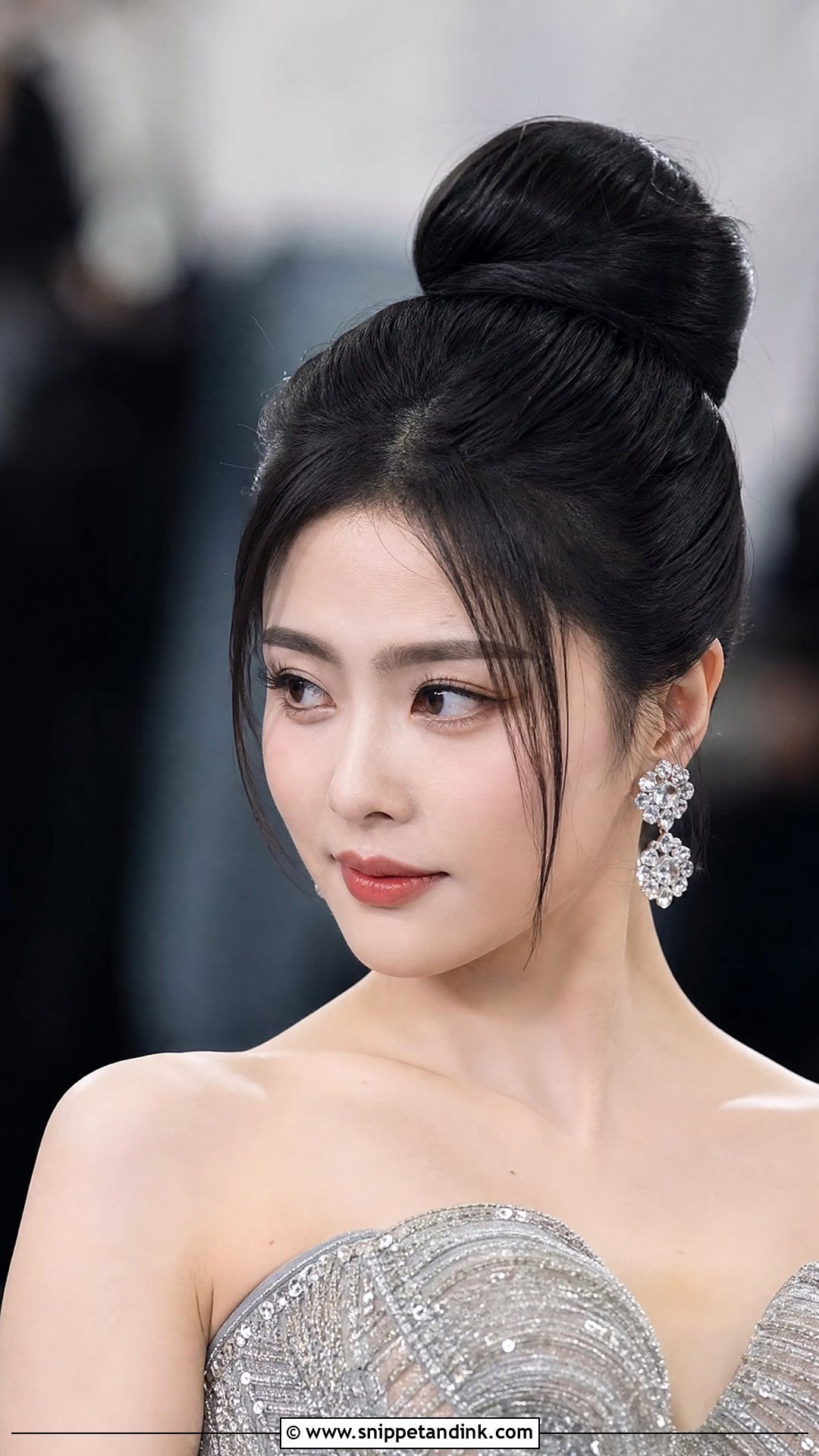 Big Sleek High Bun - Snippet and Ink - 20 Big Bridal Hair Ideas