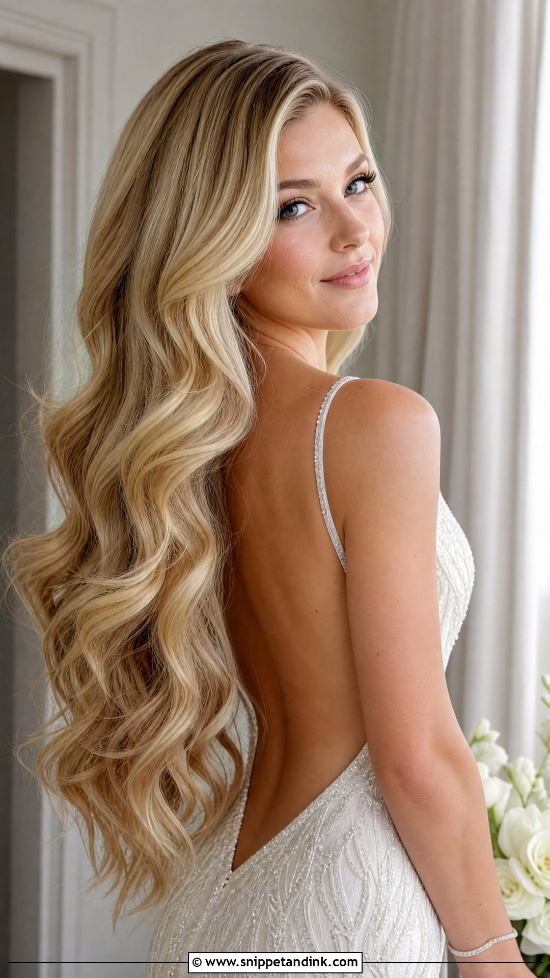 Big Waves Wedding Hair For Long Hair - Snippet and Ink - 15 Big Waves Wedding Hair
