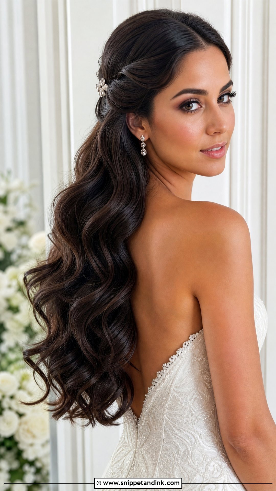 Big Waves Wedding Hair For Thick Hair - Snippet and Ink - 15 Big Waves Wedding Hair