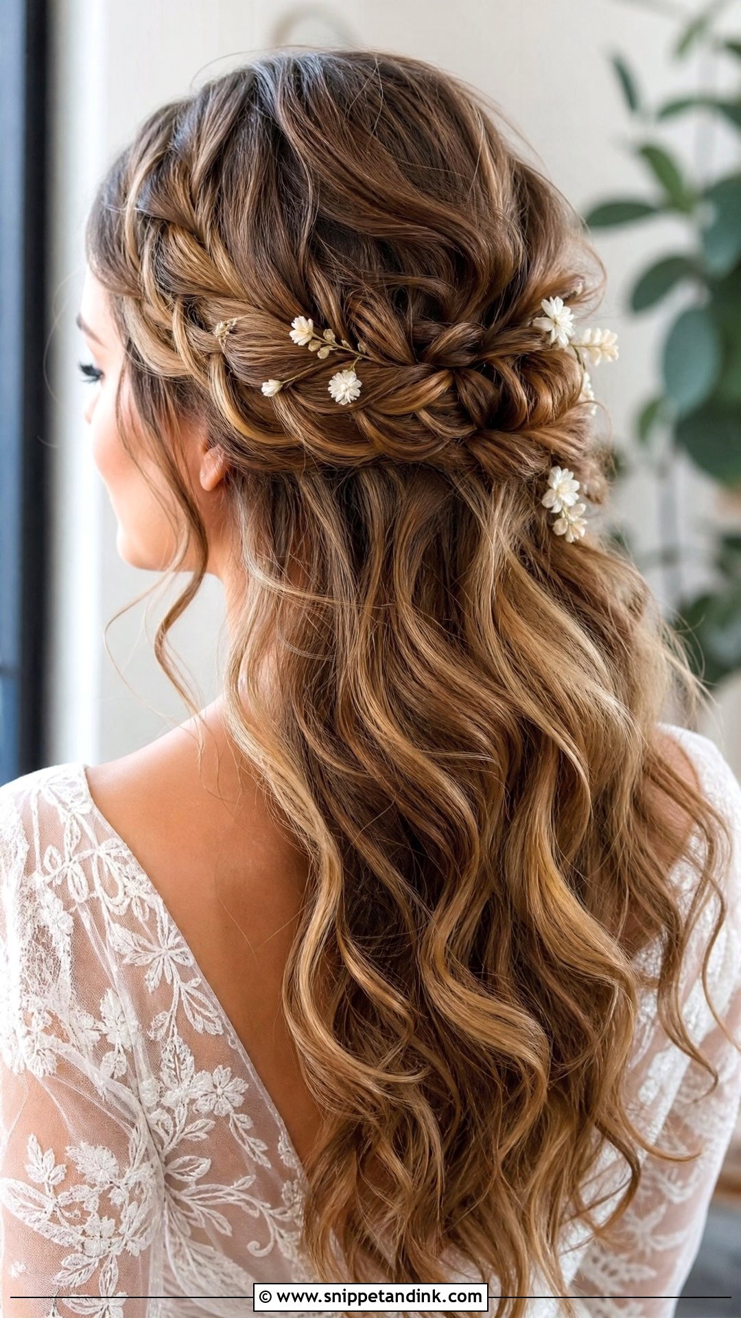 Big Waves Wedding Hair With Braids - Snippet and Ink - 15 Big Waves Wedding Hair