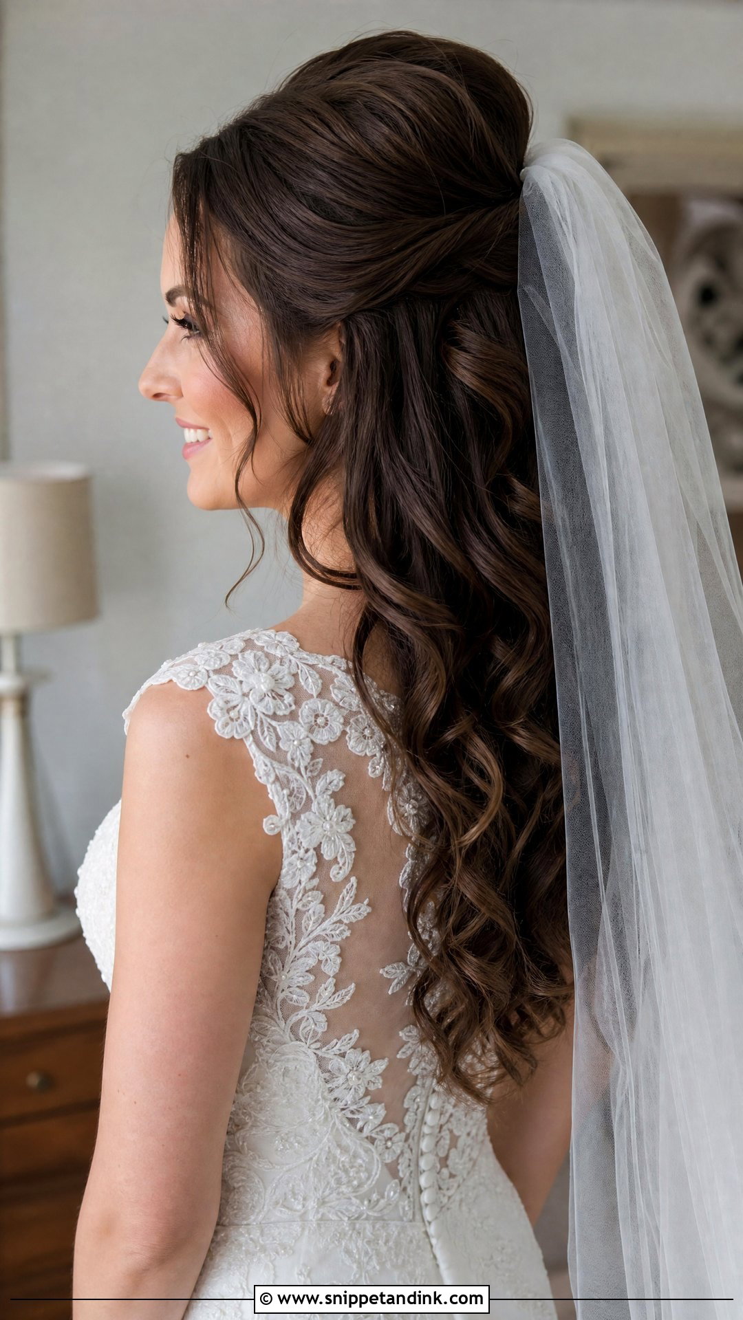 Big Wedding Hair With Veil - Snippet and Ink - 15 Big Hair Wedding Ideas