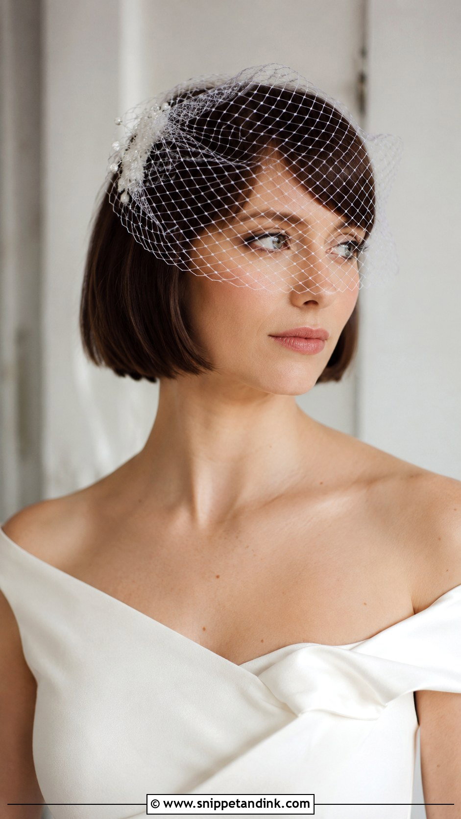 Birdcage Veil With Bob Haircut - Snippet and Ink - 20 Birdcage Veil Hairstyle Ideas
