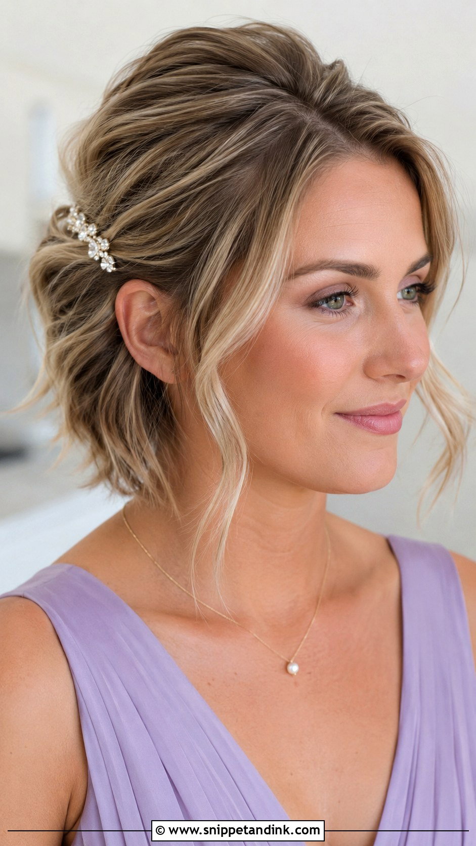 Bixie Bridesmaid Hairstyle - Snippet and Ink - 20 Bridesmaids Hairstyles for Short Hair
