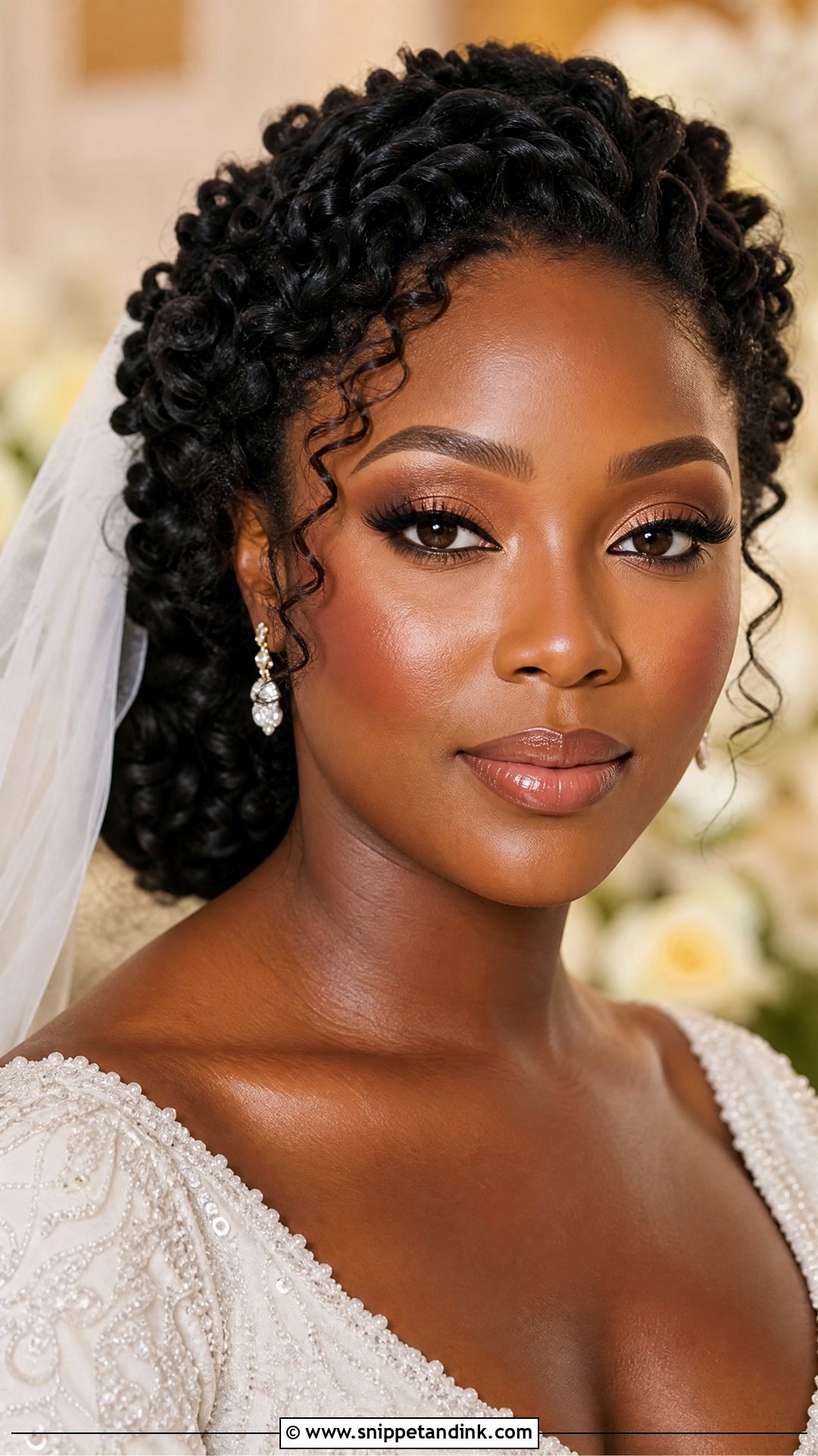 Black Bride Bridal Makeup - Snippet and Ink - 25 Bridal Makeup Inspiration Ideas