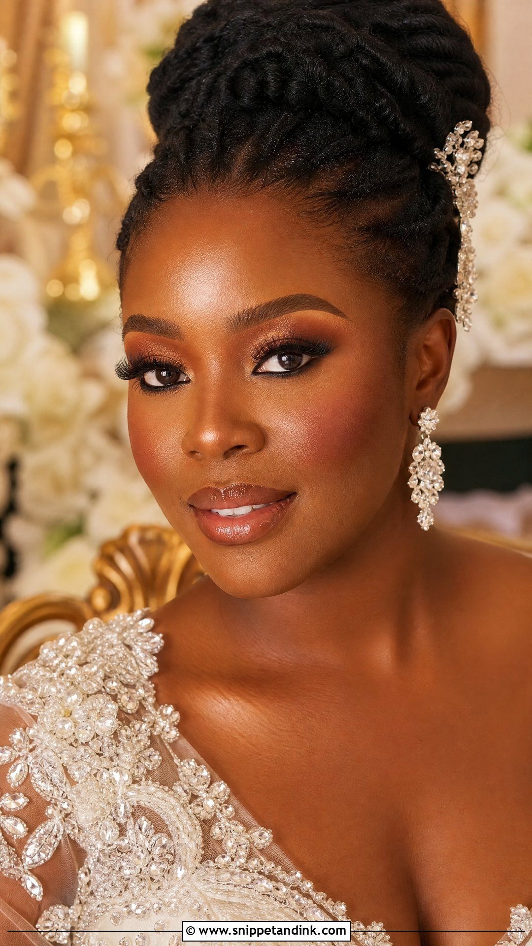 Black Bride Bridal Makeup - Snippet and Ink - 25 Wedding Brides Makeup Ideas