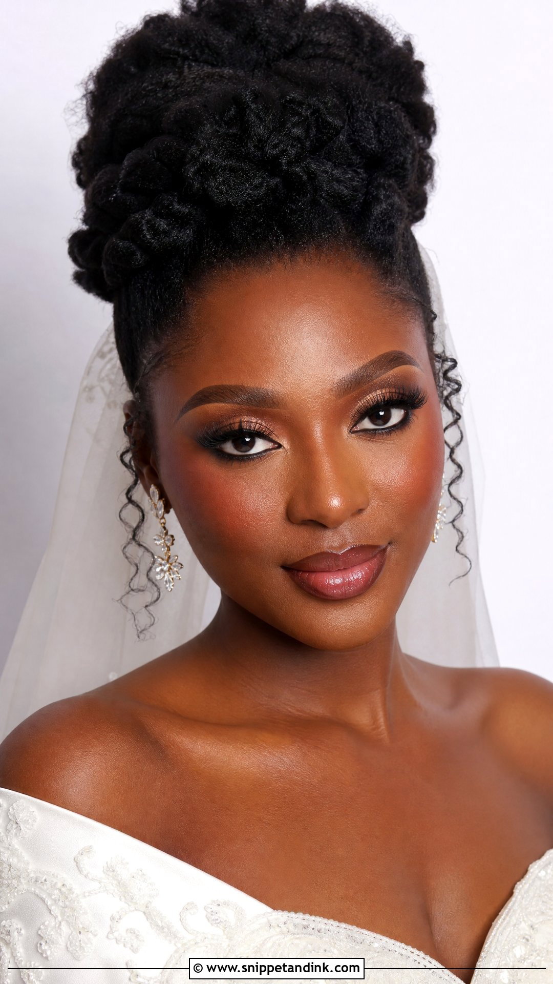 Black Bride Bridal Makeup - Snippet and Ink - 35 Bridal Makeup Ideas
