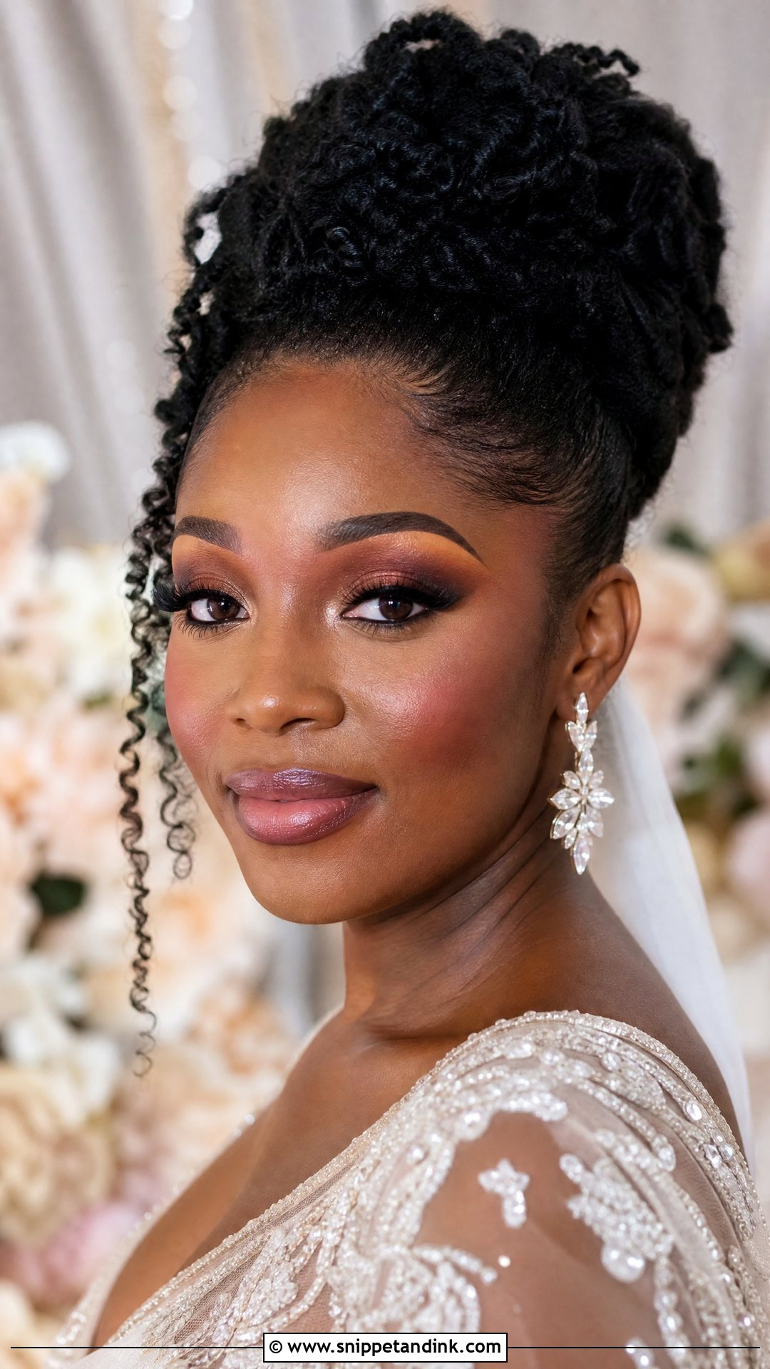 Black Bride HD Makeup - Snippet and Ink - 20 Bridal HD Makeup Ideas