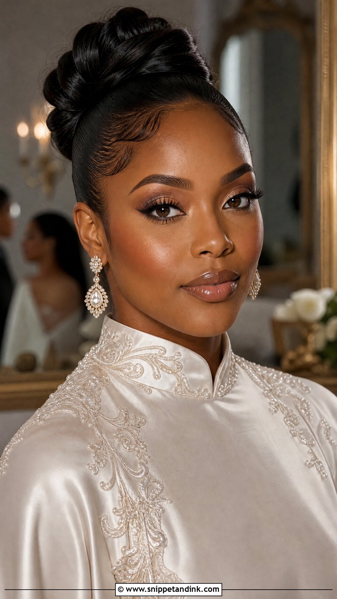 Black Bride Luxury Makeup - Snippet and Ink - 25 Black Bride Wedding Makeup Ideas