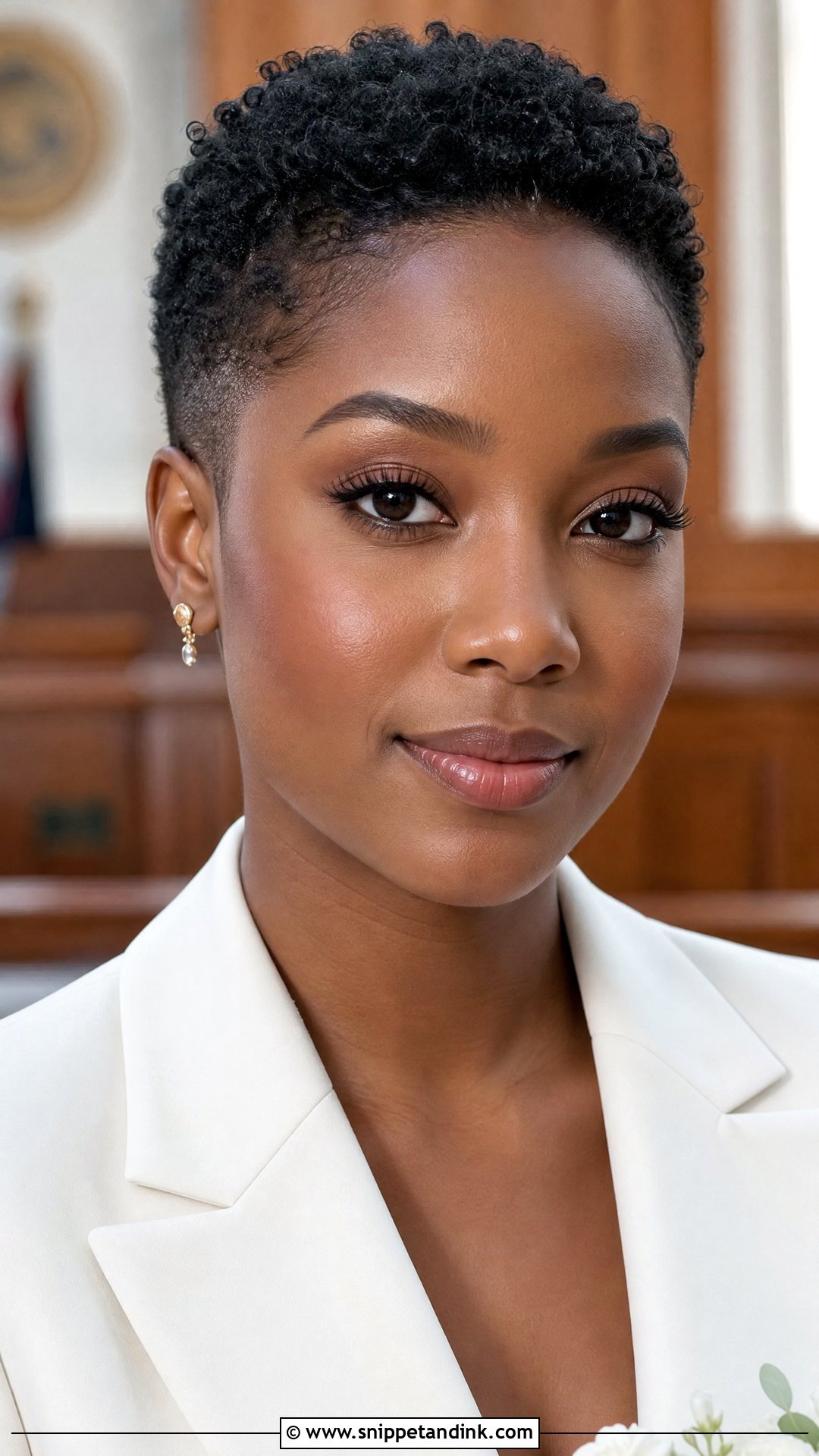 Black Bride Minimal Makeup - Snippet and Ink - 25 Black Bride Wedding Makeup Ideas