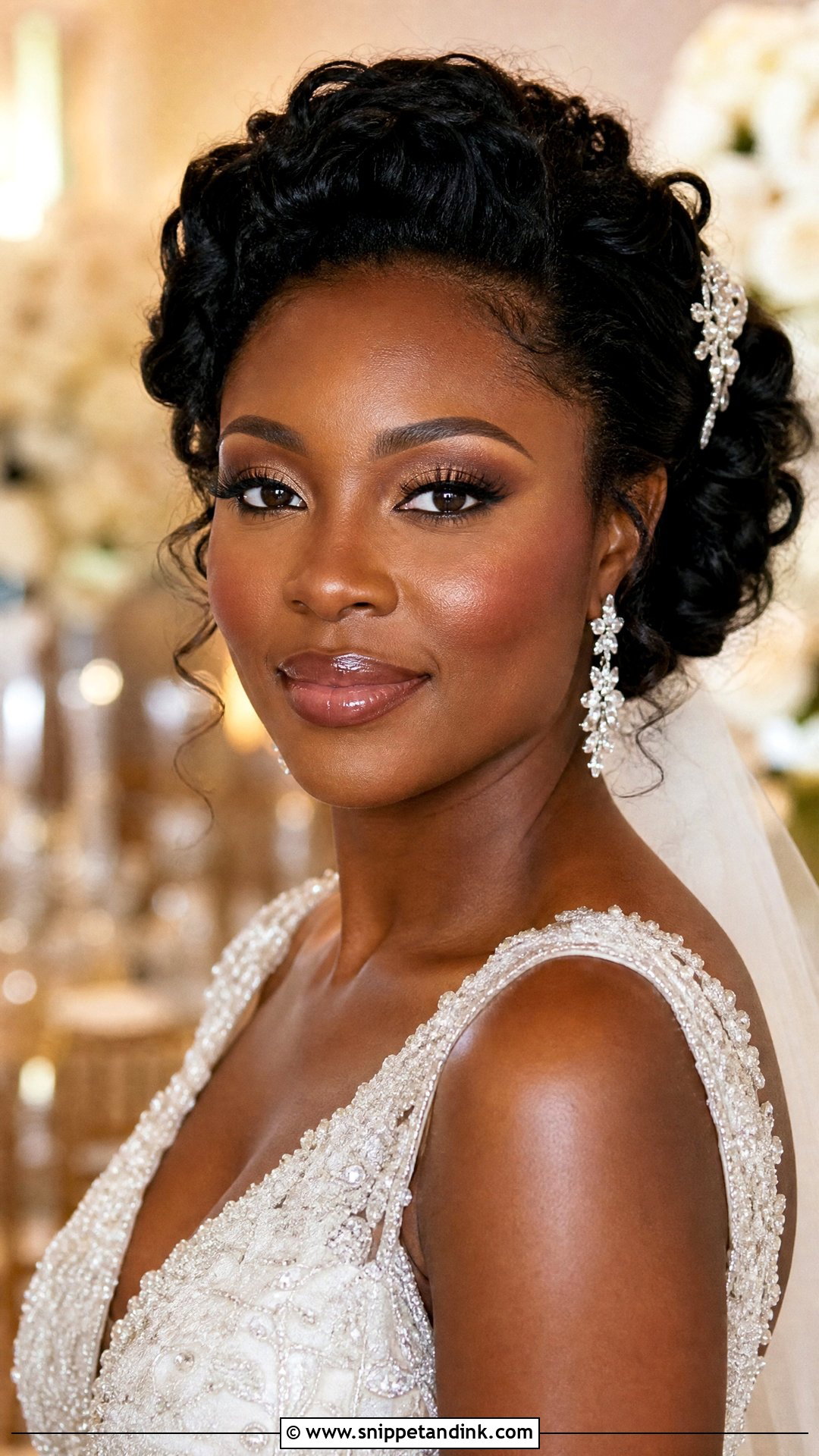 Black Bride Wedding Makeup - Snippet and Ink - 20 Wedding Makeup 2025 Ideas