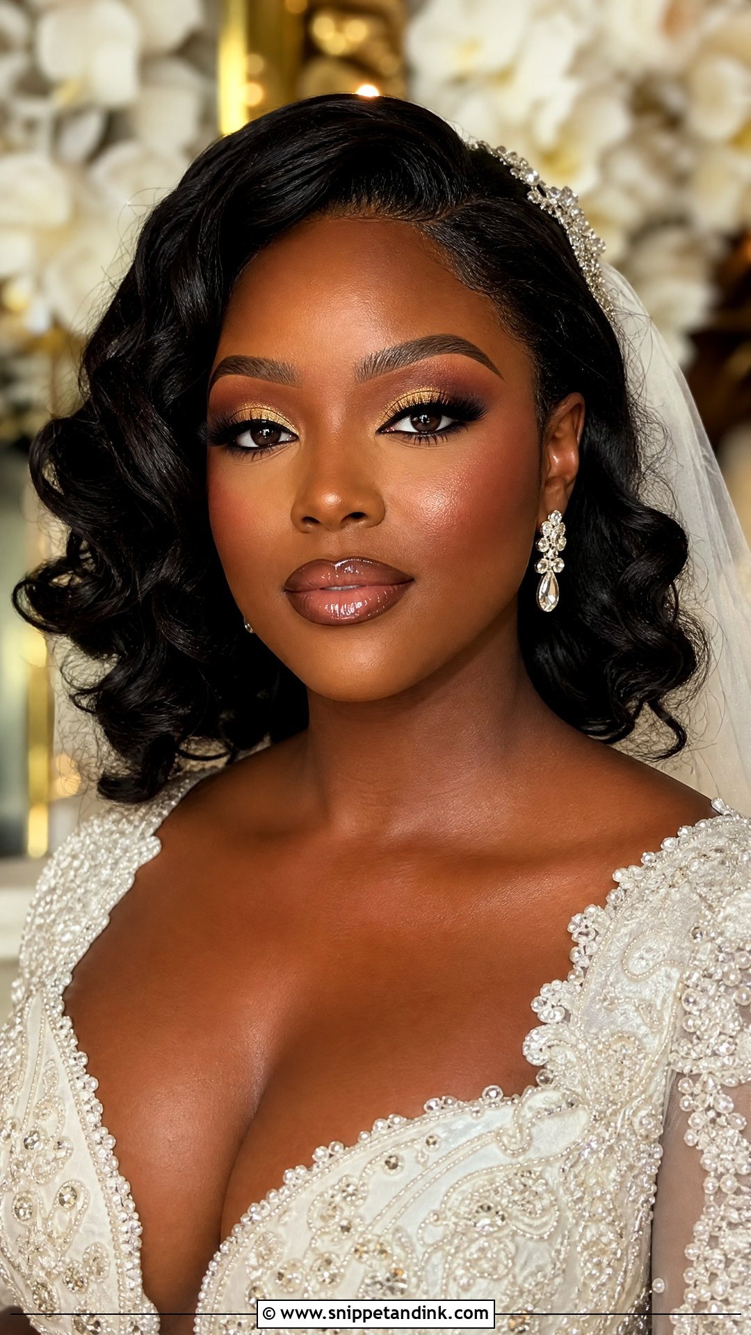 Black Bride Wedding Makeup - Snippet and Ink - 25 Wedding Makeup for Bride Ideas
