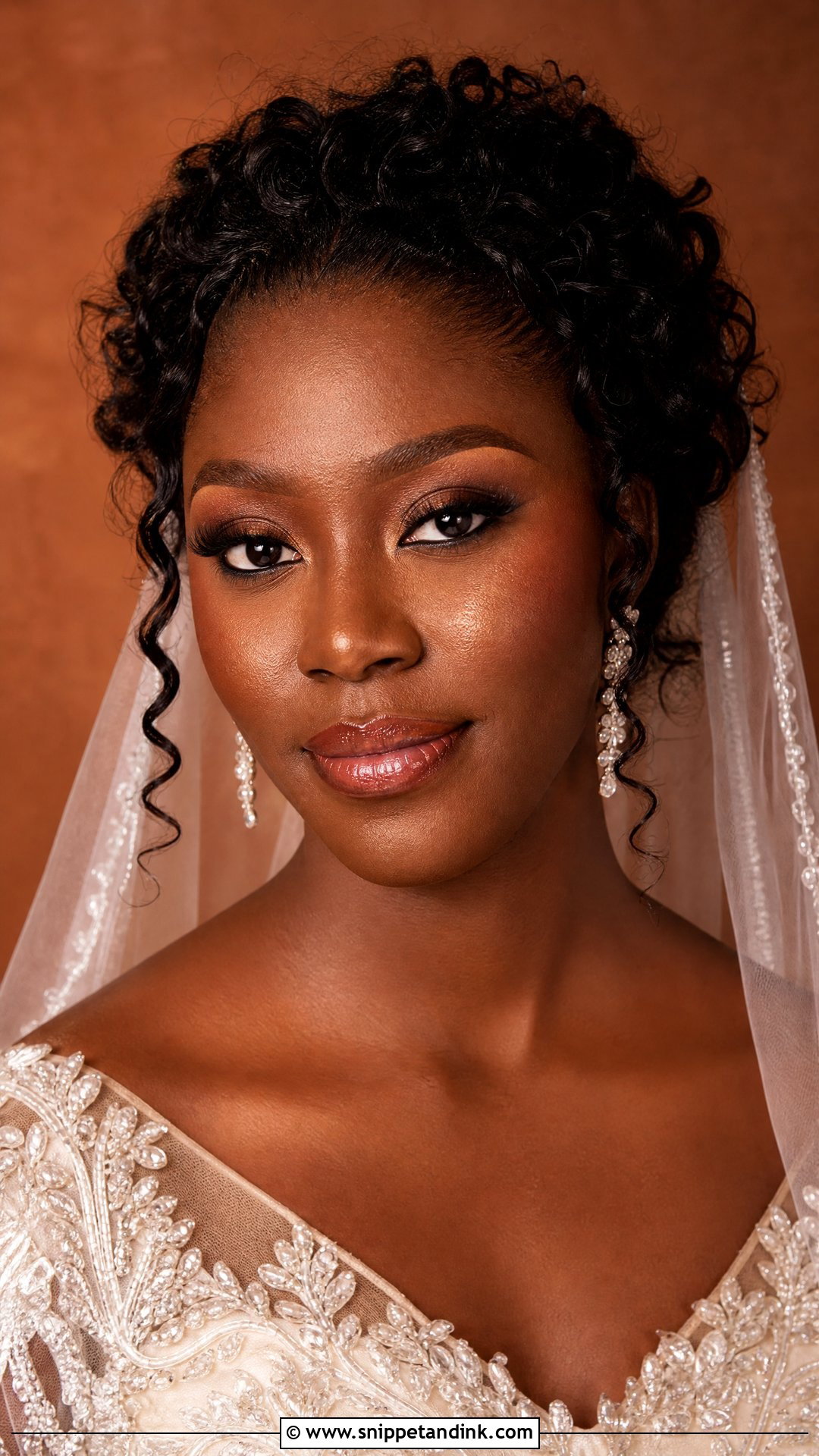 Black Bride Wedding Makeup - Snippet and Ink - 30 Wedding Makeup Looks