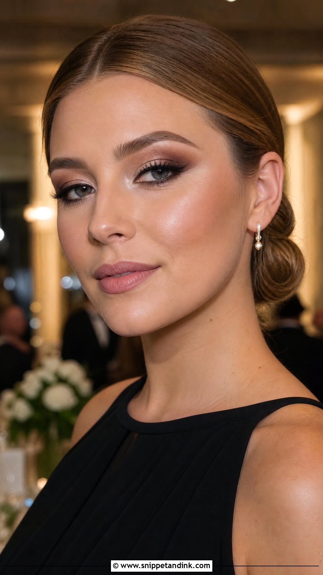Black Dress Wedding Guest Makeup For Hooded Eyes - Snippet and Ink - 20 Wedding Guest Makeup Hooded Eyes
