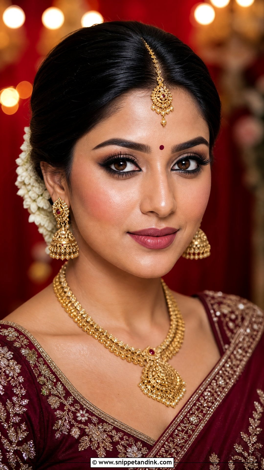 Black Kohl Indian Wedding Eye Makeup - Snippet and Ink - 20 Indian Wedding Eye Makeup Ideas