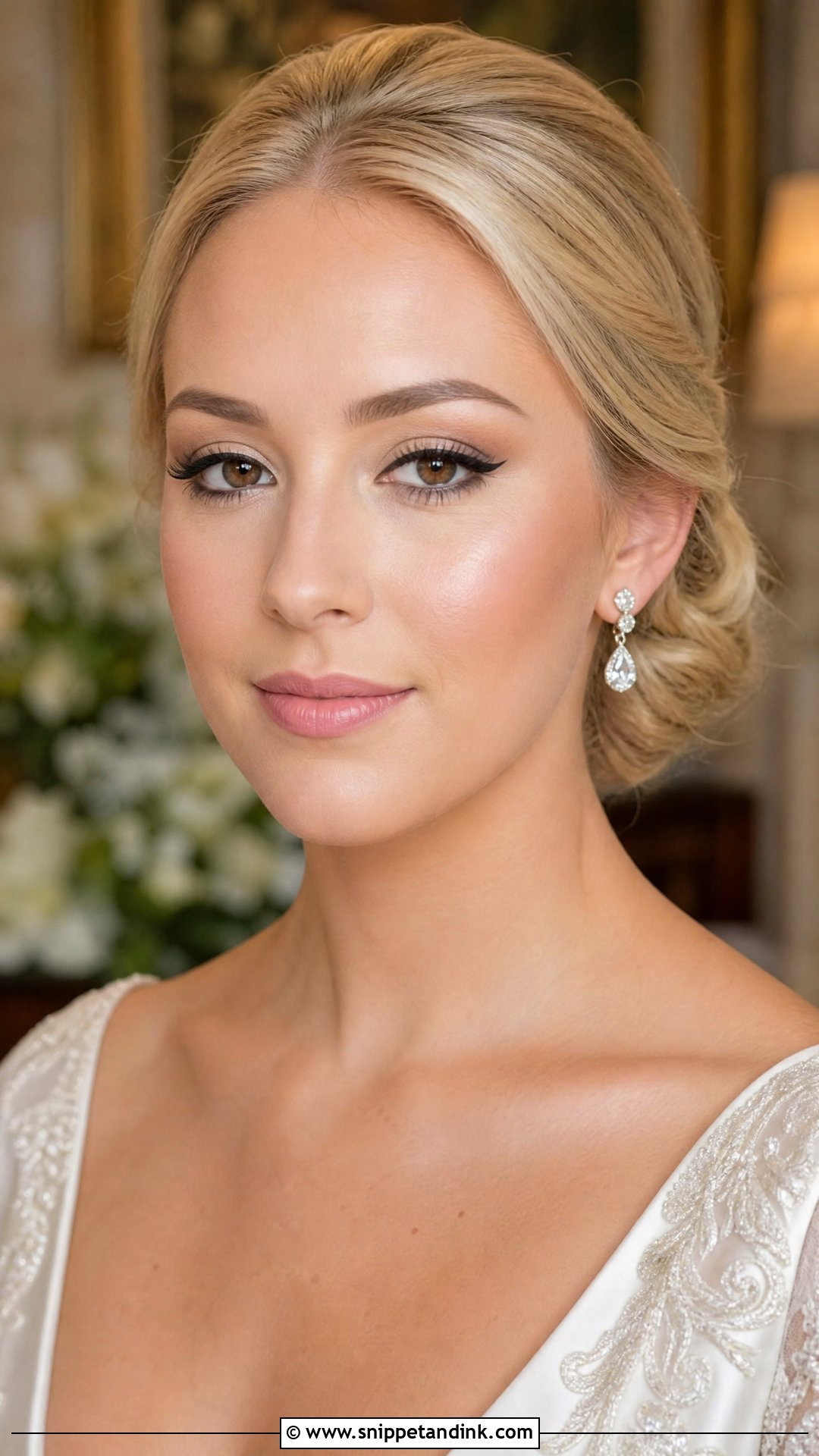 Black Liner Bridal Makeup For Brown Eyes - Snippet and Ink - 35 Elegant Bridal Makeup for Brown Eyes