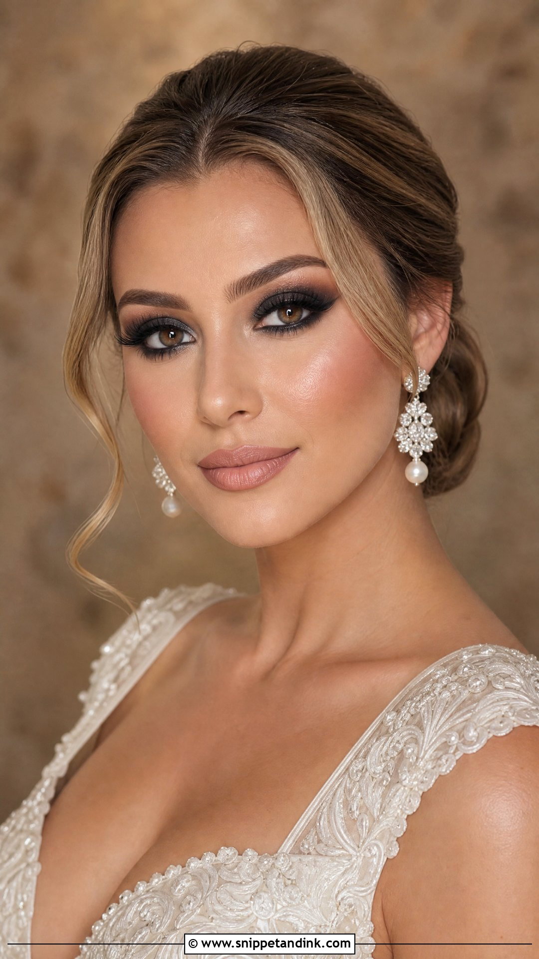 Black Smokey Bridal Makeup - Snippet and Ink - 20 Bold Bridal Makeup Ideas