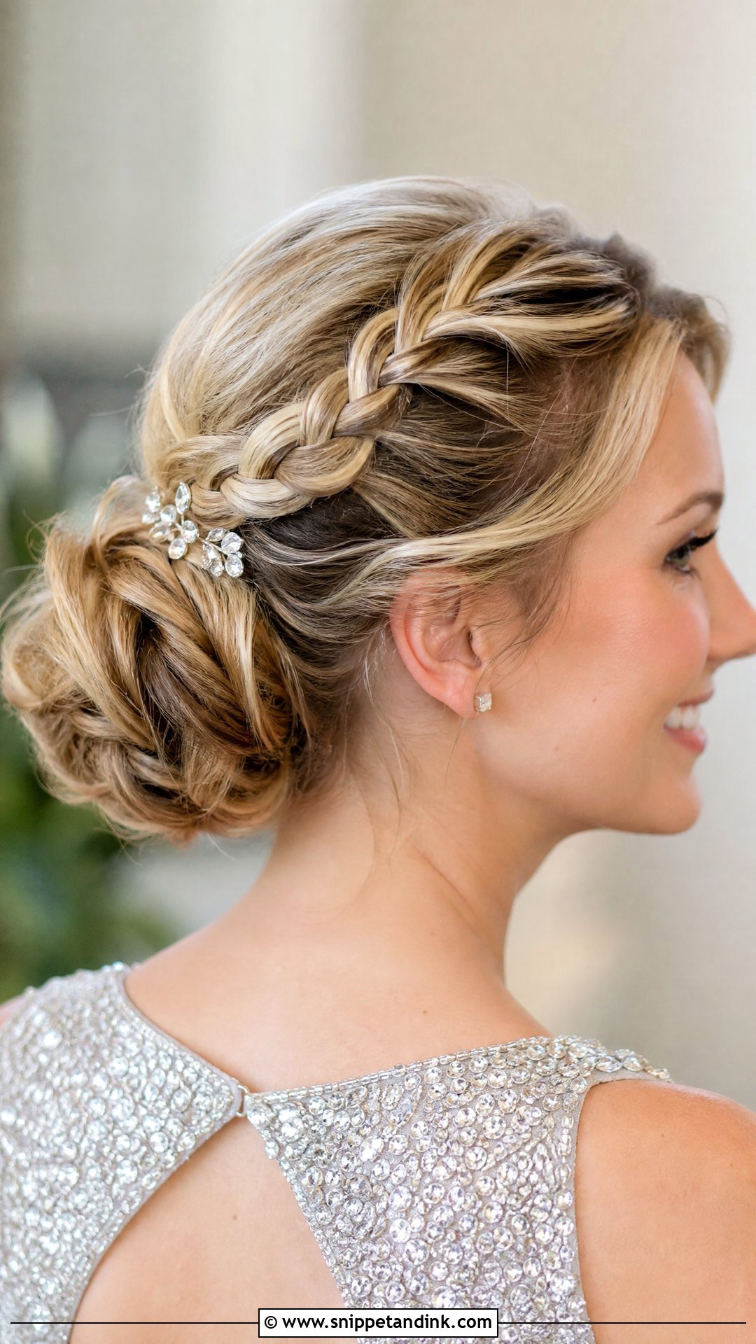 Black Tie Braided Updo - Snippet and Ink - 15 Black Tie Wedding Hairstyles