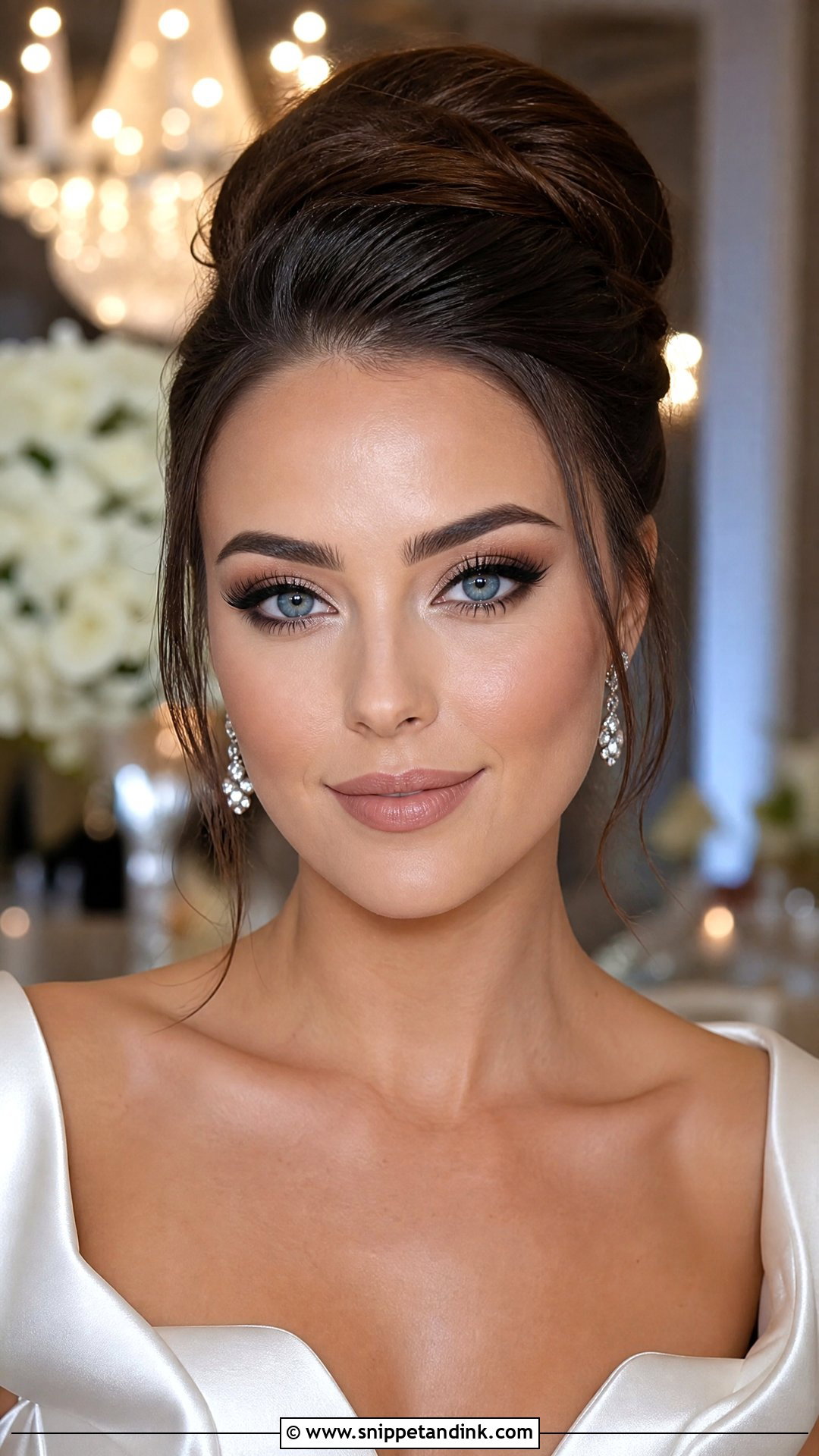 Black Tie Bridal Makeup For Blue Eyes Brunette - Snippet and Ink - 25 Bridal Makeup for Blue Eyes Brunette