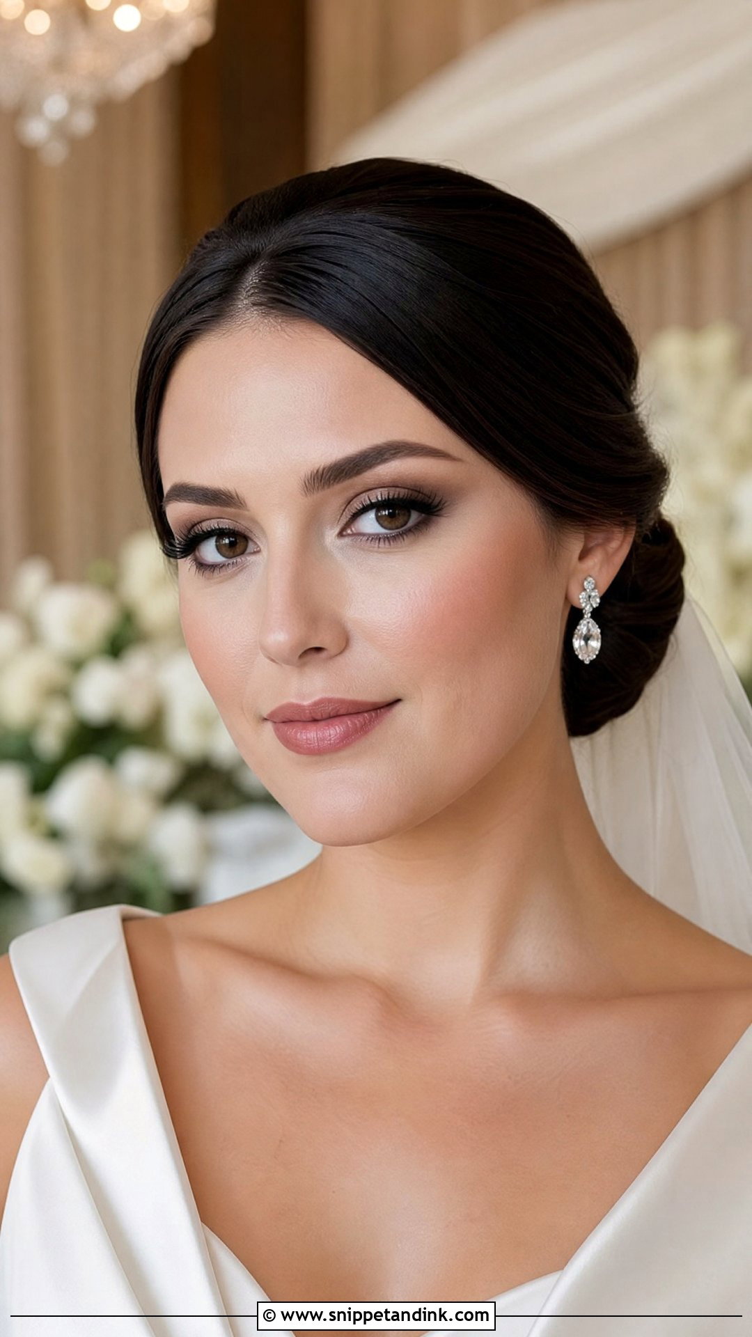 Black Tie Bridal Makeup For Brown Eyes Brunettes - Snippet and Ink - 25 Bridal Makeup for Brown Eyes Brunettes