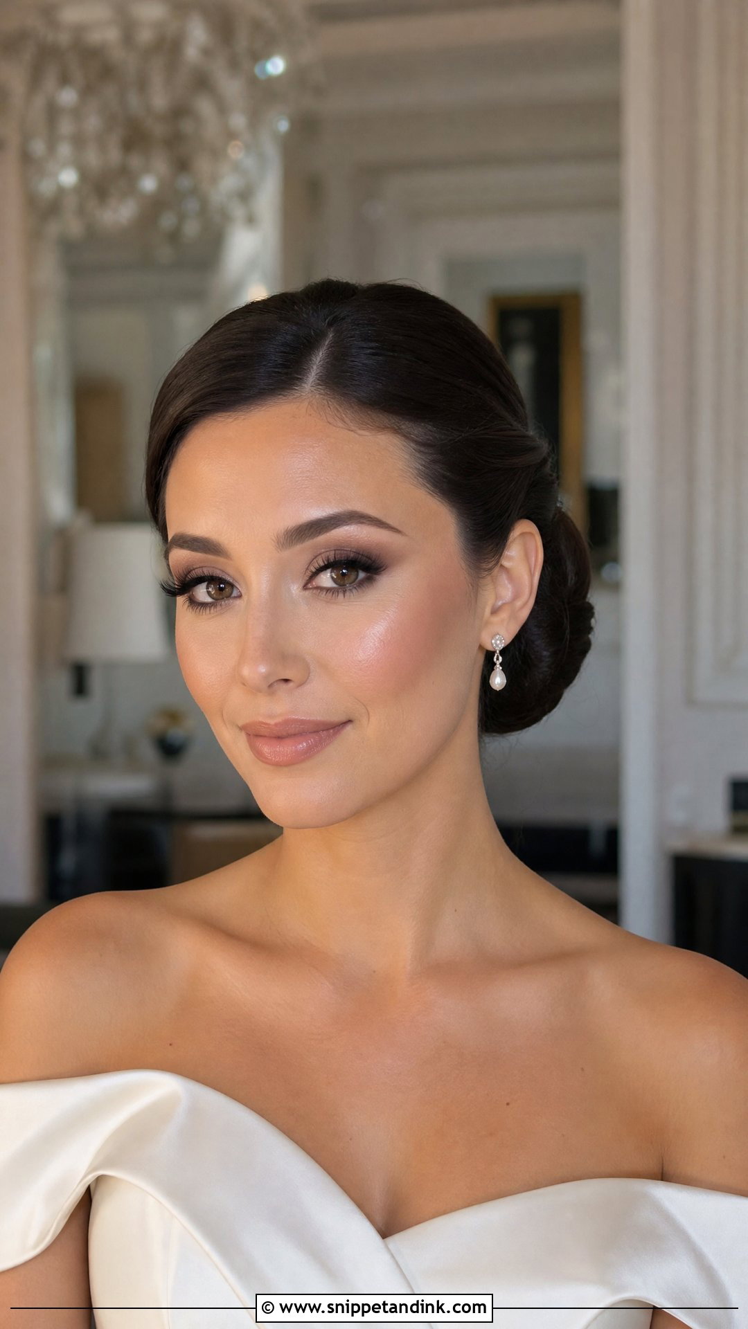 Black Tie Bridal Makeup - Snippet and Ink - 20 Classy Bridal Makeup Ideas