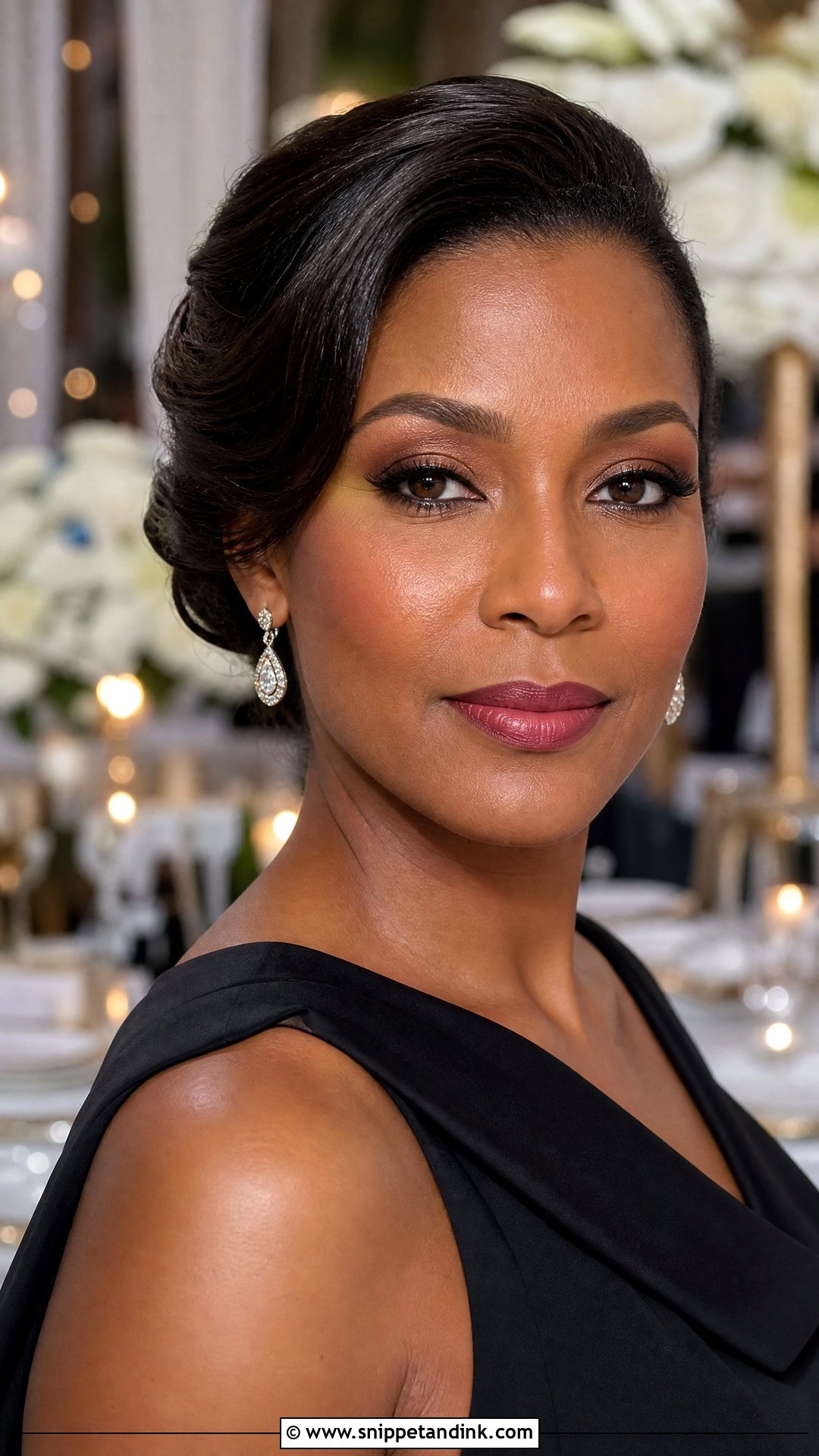 Black Tie Mother Of Bride Makeup For Brunettes - Snippet and Ink - 20 Mother of Bride Makeup Brunette Ideas