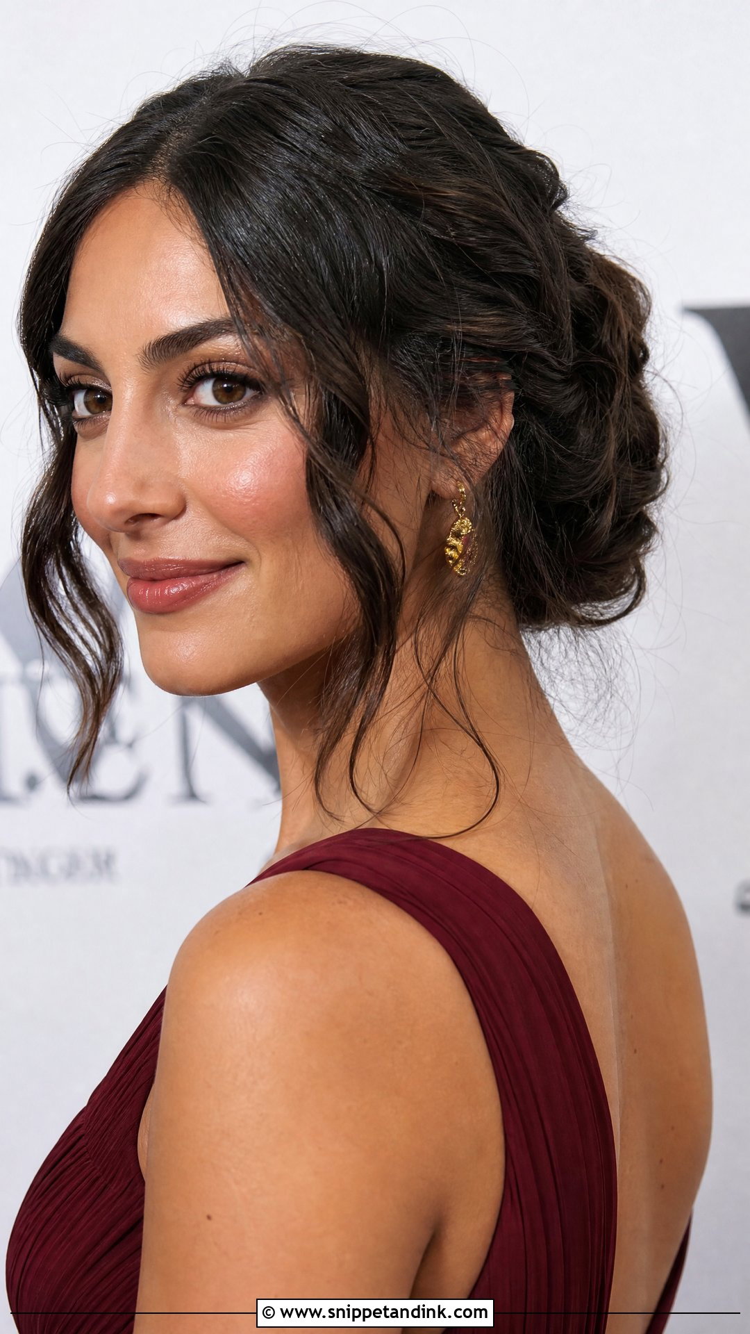 Black Tie Textured Updo - Snippet and Ink - 15 Black Tie Wedding Hairstyles