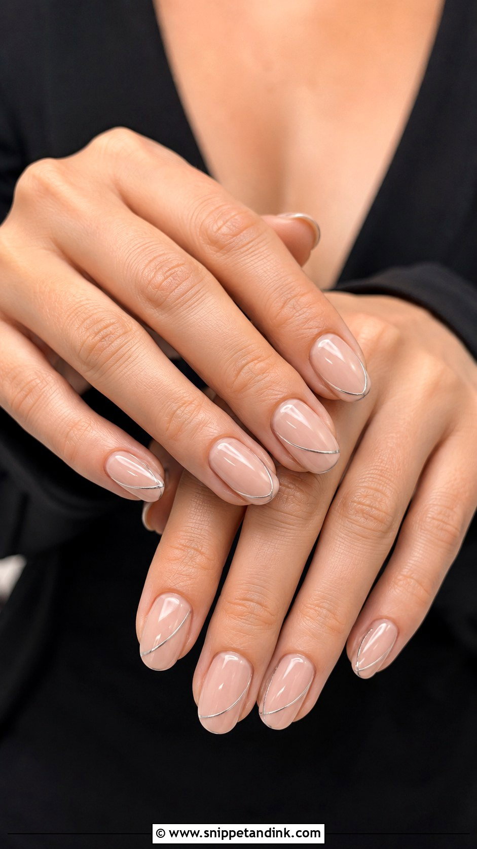 Black Tie Wedding Guest Nails - Snippet and Ink - 20 Nail Designs for Wedding Guest