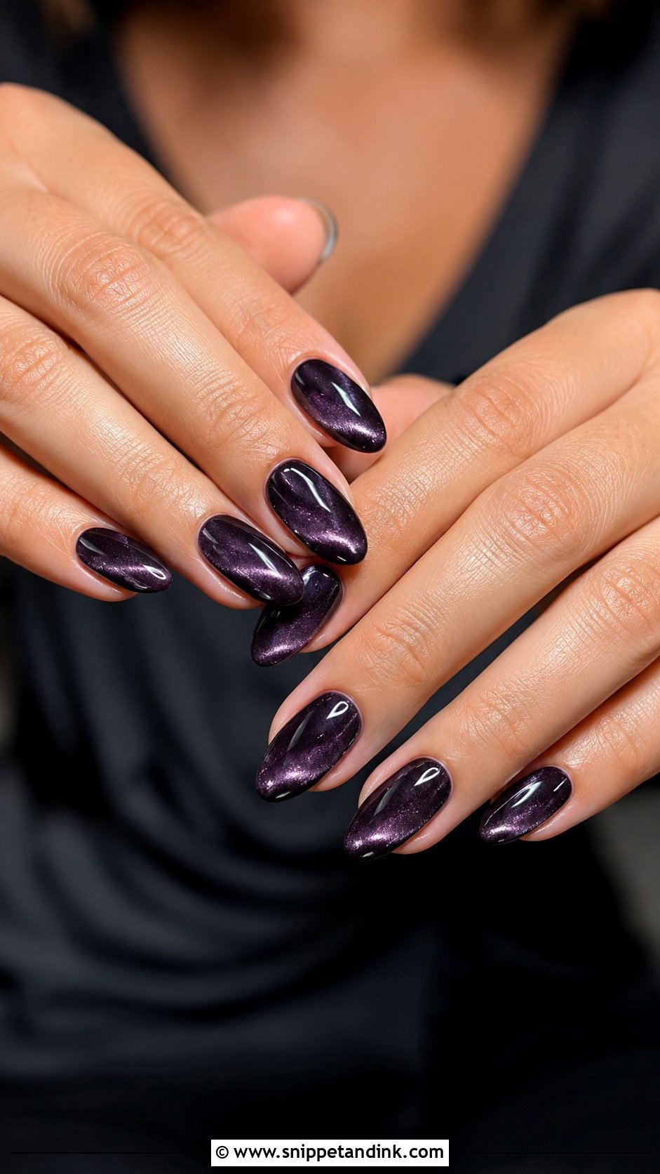 Black Tie Wedding Guest Velvet Nails - Snippet and Ink - 20 Black Tie Wedding Guest Nails