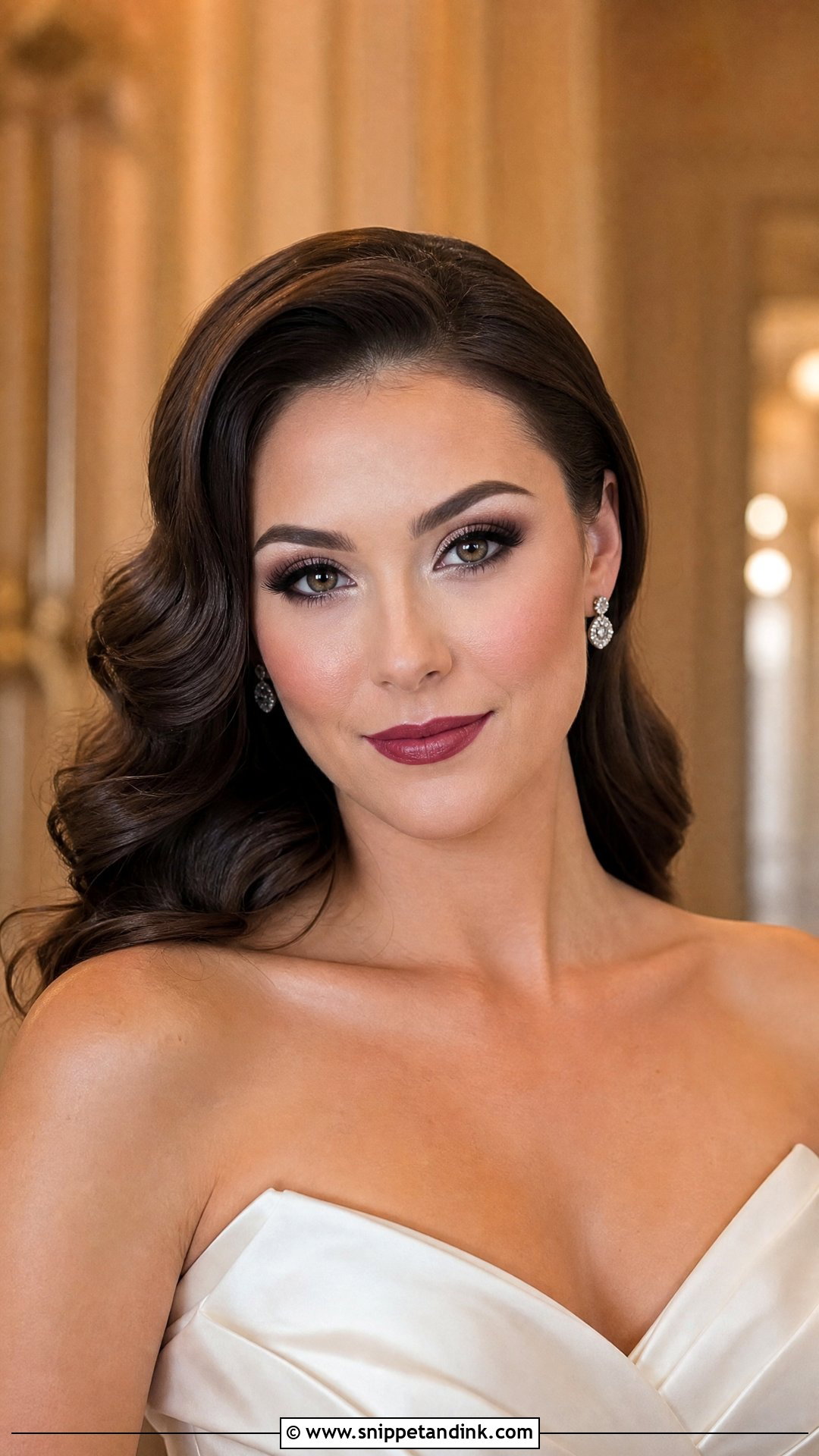Black Tie Wedding Makeup - Snippet and Ink - 25 Dramatic Wedding Makeup Ideas