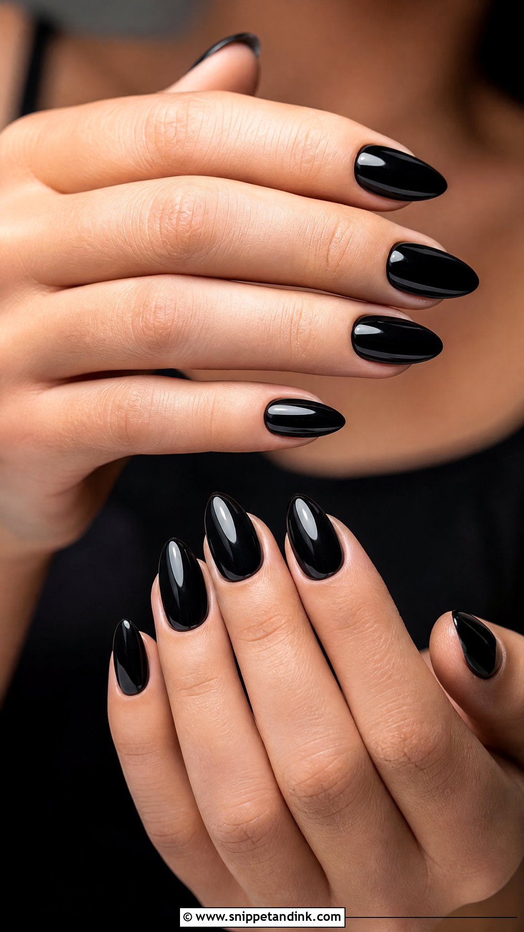 Black Wedding Nails - Snippet and Ink - 25 Dark Wedding Nails