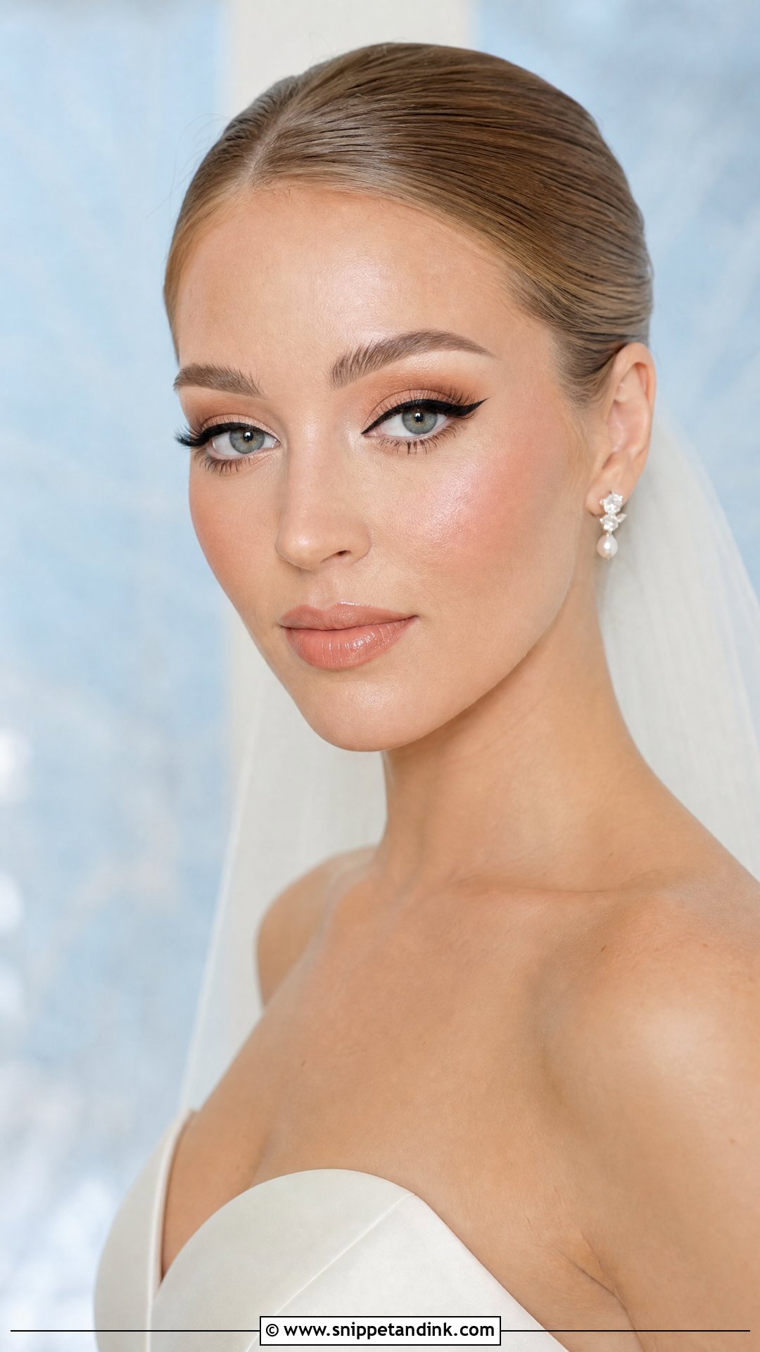 Black Winged Liner Bridal Makeup - Snippet and Ink - 20 Heavy Wedding Makeup Ideas