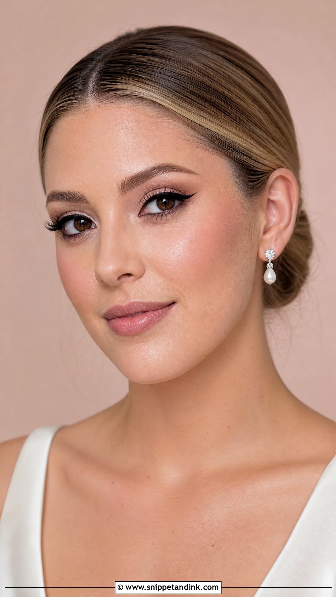 Black Winged Liner Wedding Makeup For Dark Brown Eyes - Snippet and Ink - 20 Wedding Makeup for Dark Brown Eyes