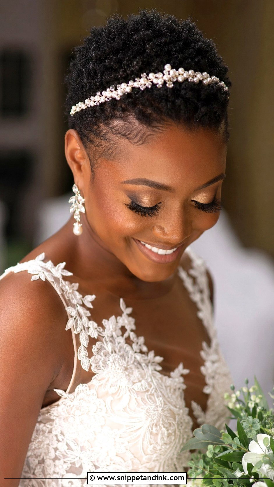 Black Woman Bridal Short Hair - Snippet and Ink - 20 Black Woman Bridal Hair Ideas