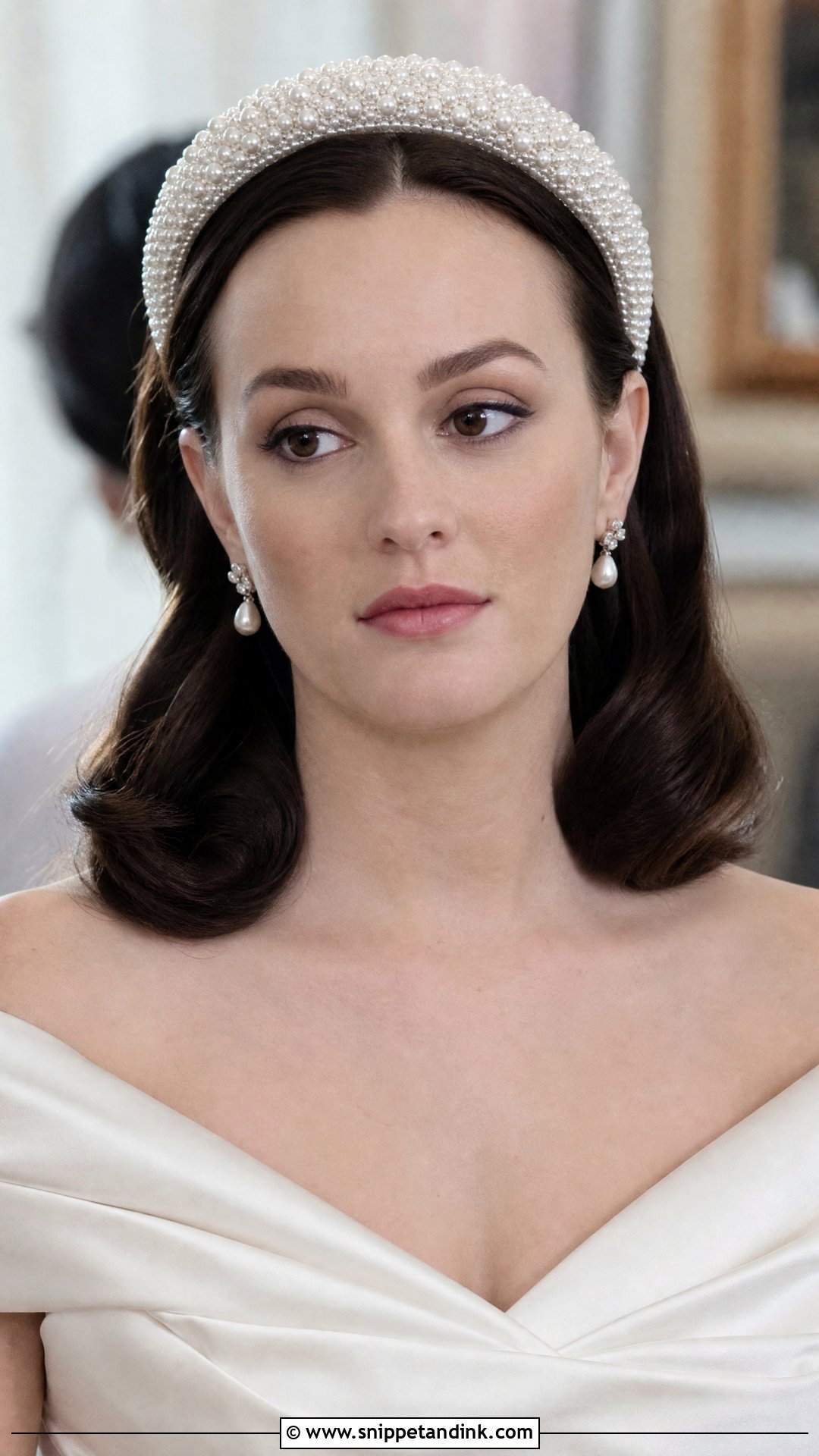 Blair Waldorf Bridal Headband - Snippet and Ink - 15 Blair Waldorf Wedding Hair Ideas