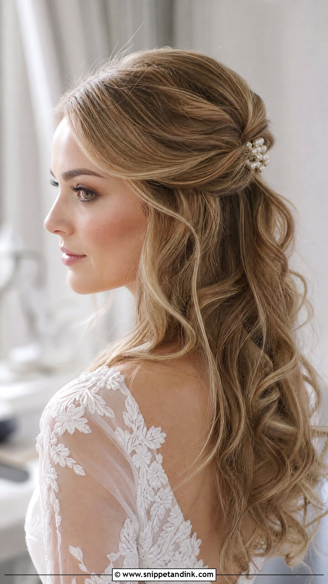 Blair Waldorf Half Up Hair - Snippet and Ink - 15 Blair Waldorf Wedding Hair Ideas