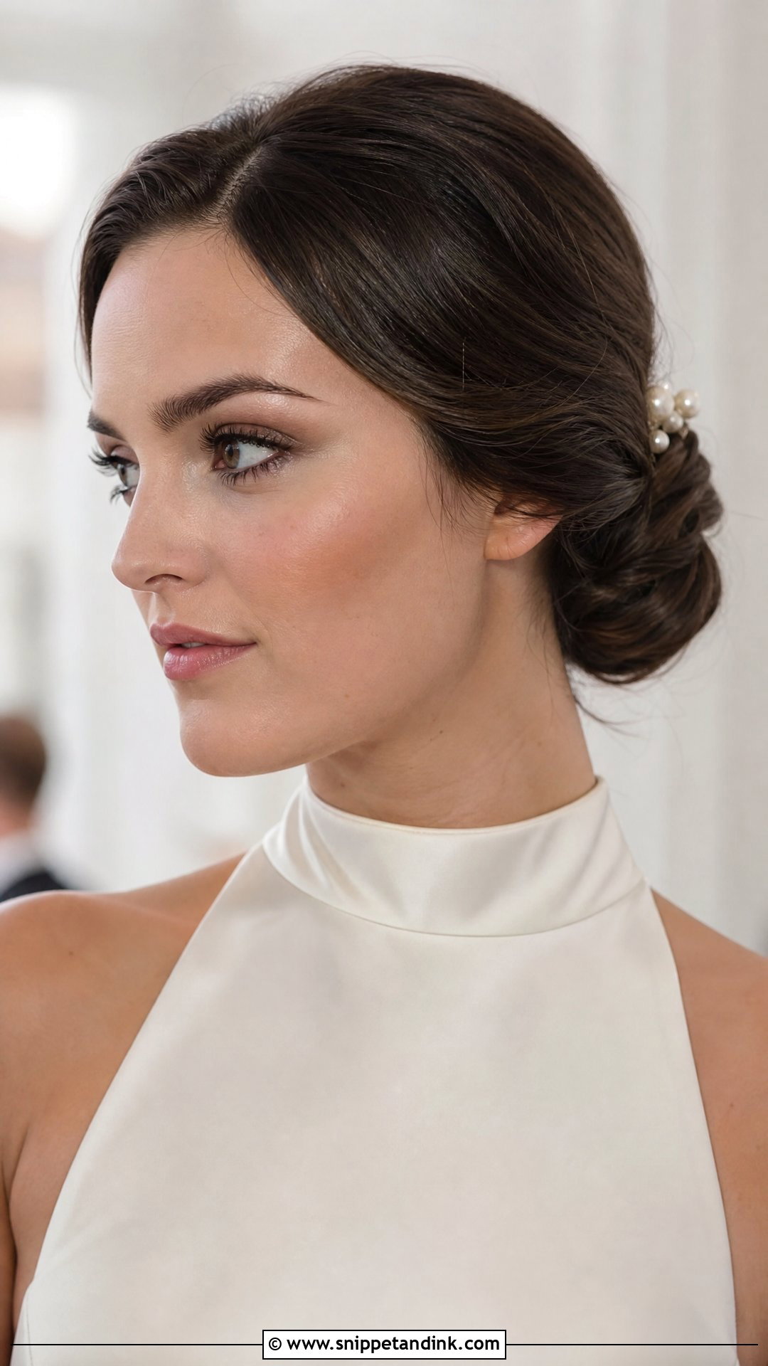 Blair Waldorf Low Bun - Snippet and Ink - 15 Blair Waldorf Wedding Hair Ideas